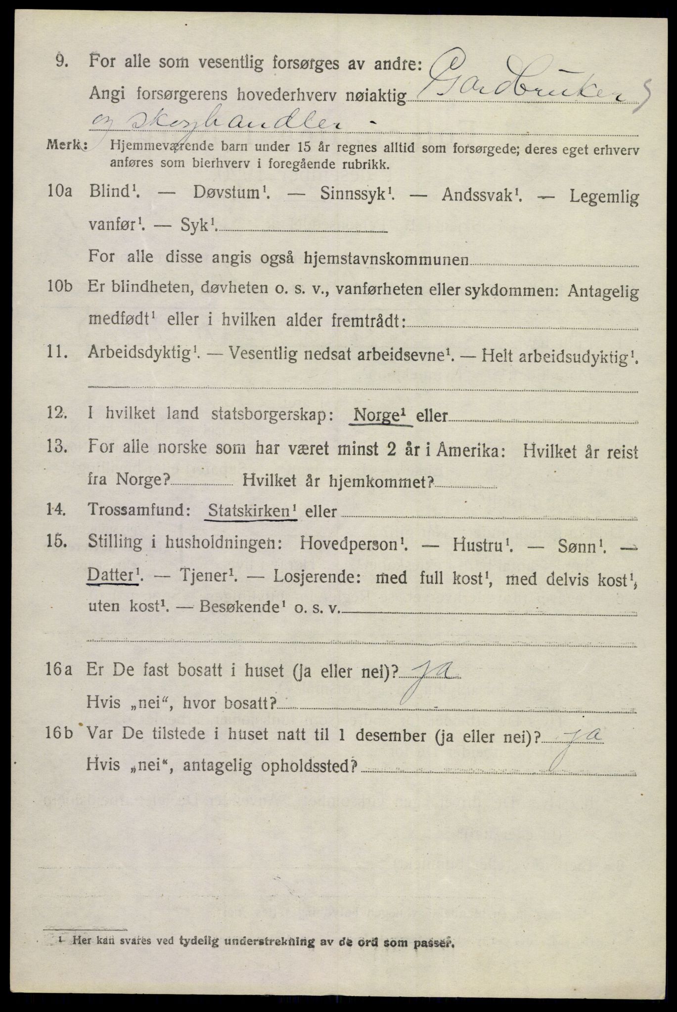 SAKO, 1920 census for Sigdal, 1920, p. 8069