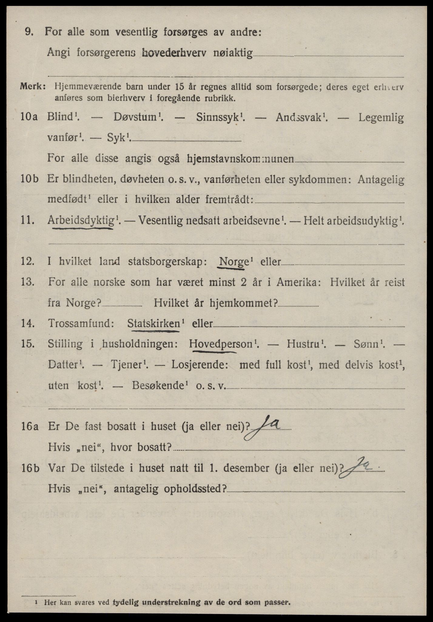 SAT, 1920 census for Grytten, 1920, p. 4147