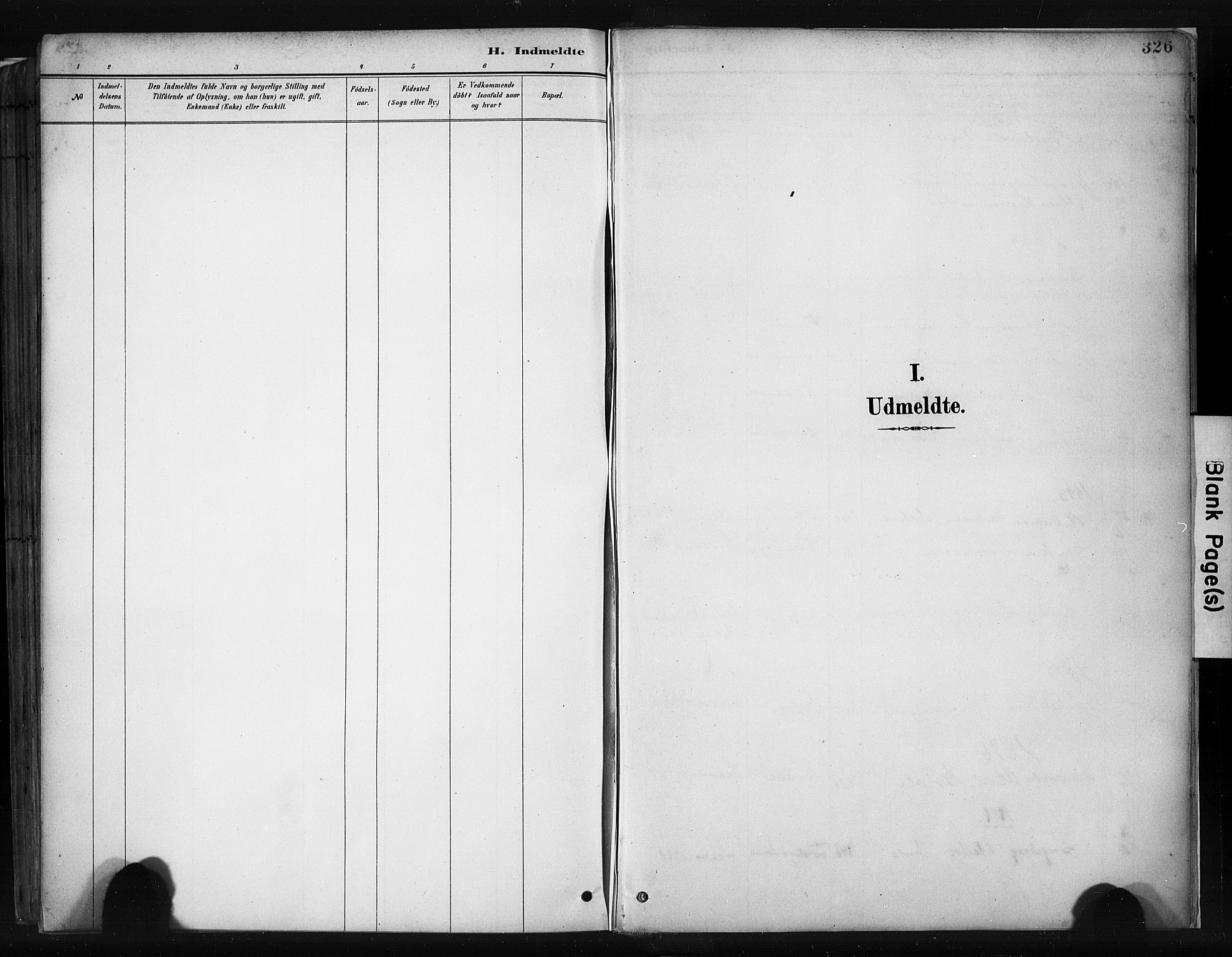 Haugesund sokneprestkontor, SAST/A -101863/H/Ha/Haa/L0004: Parish register (official) no. A 4, 1886-1908, p. 326