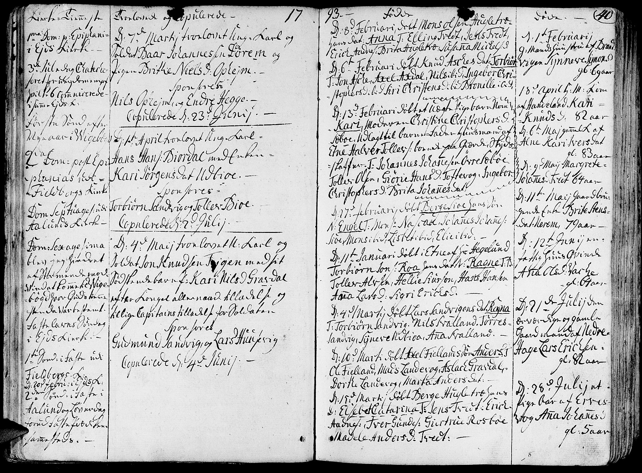 Fjelberg sokneprestembete, SAB/A-75201/H/Haa: Parish register (official) no. A 3, 1788-1815, p. 40