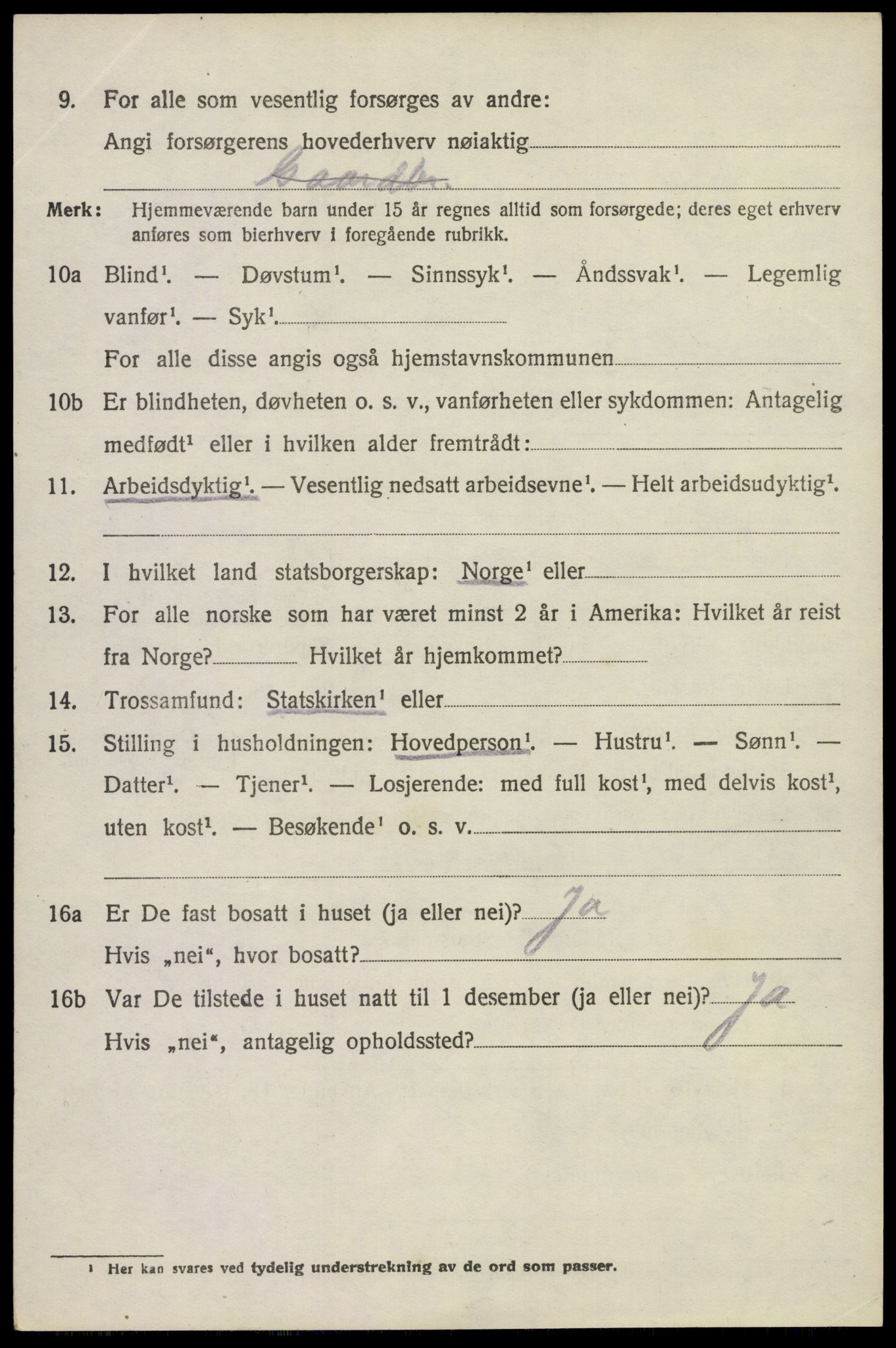 SAKO, 1920 census for Lardal, 1920, p. 4476