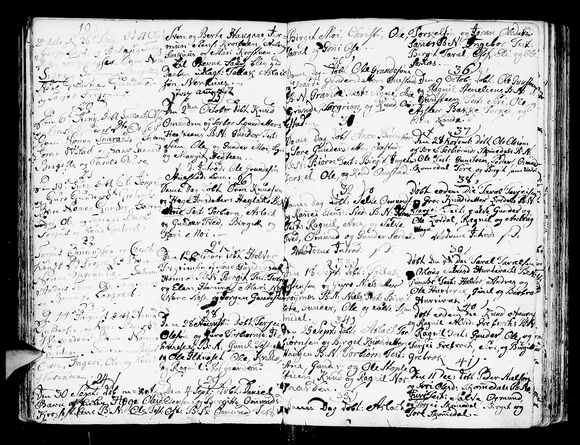 Bygland sokneprestkontor, AV/SAK-1111-0006/F/Fa/Fab/L0002: Parish register (official) no. A 2, 1766-1816, p. 43