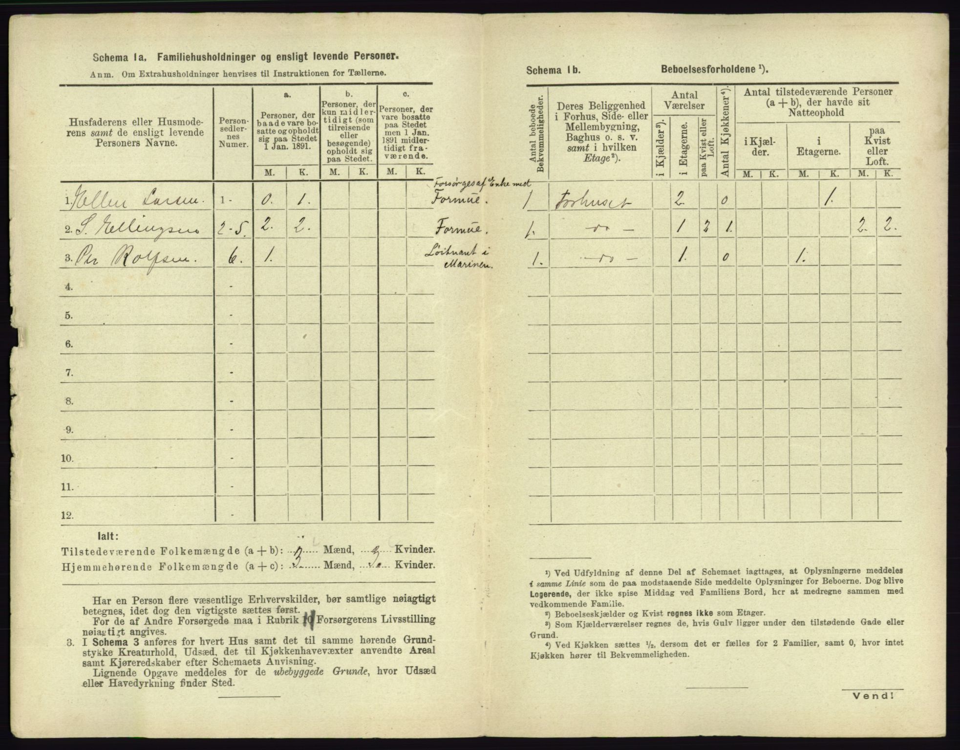 RA, 1891 census for 0703 Horten, 1891, p. 404