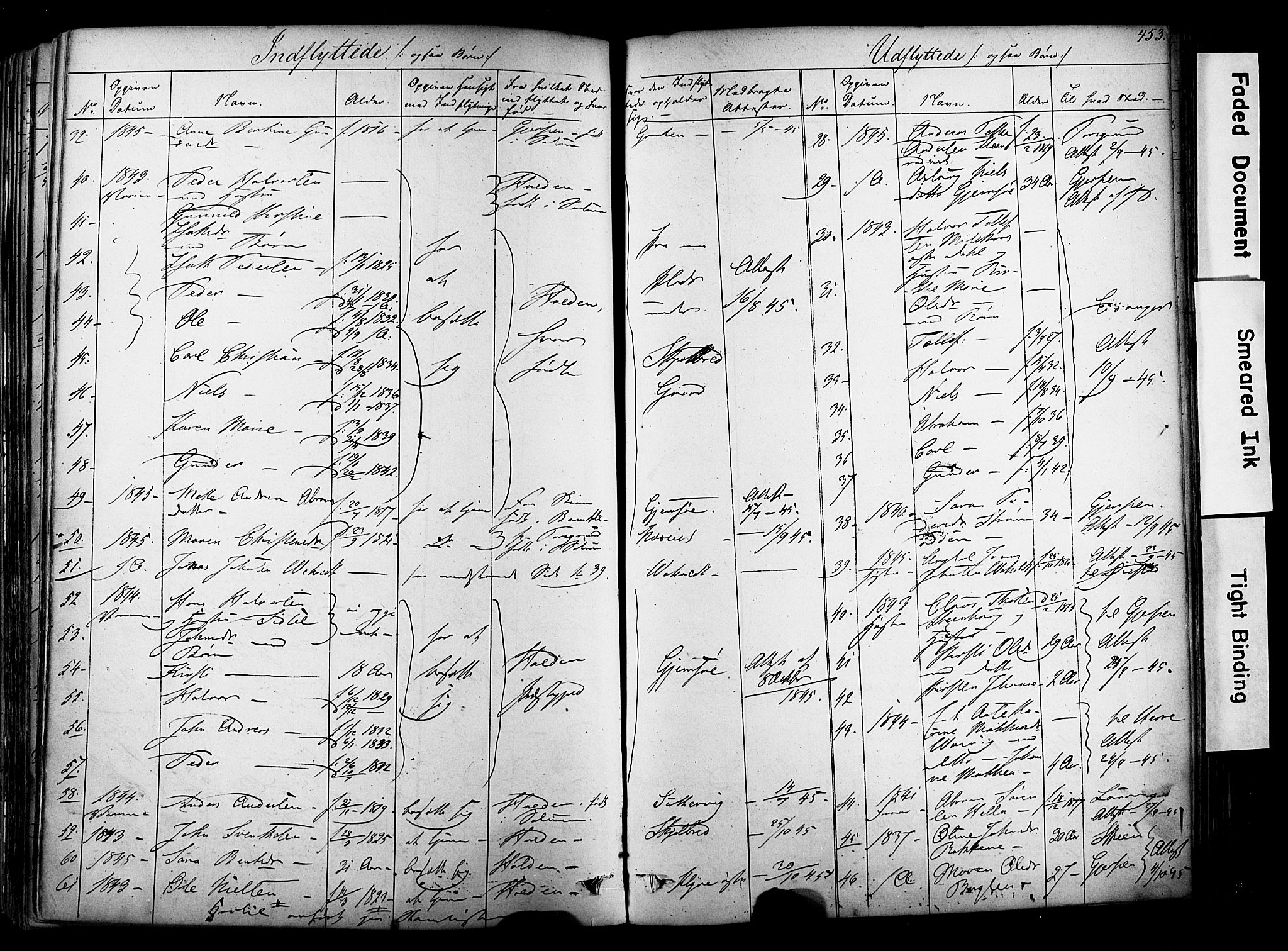 Solum kirkebøker, SAKO/A-306/F/Fa/L0006: Parish register (official) no. I 6, 1844-1855, p. 453