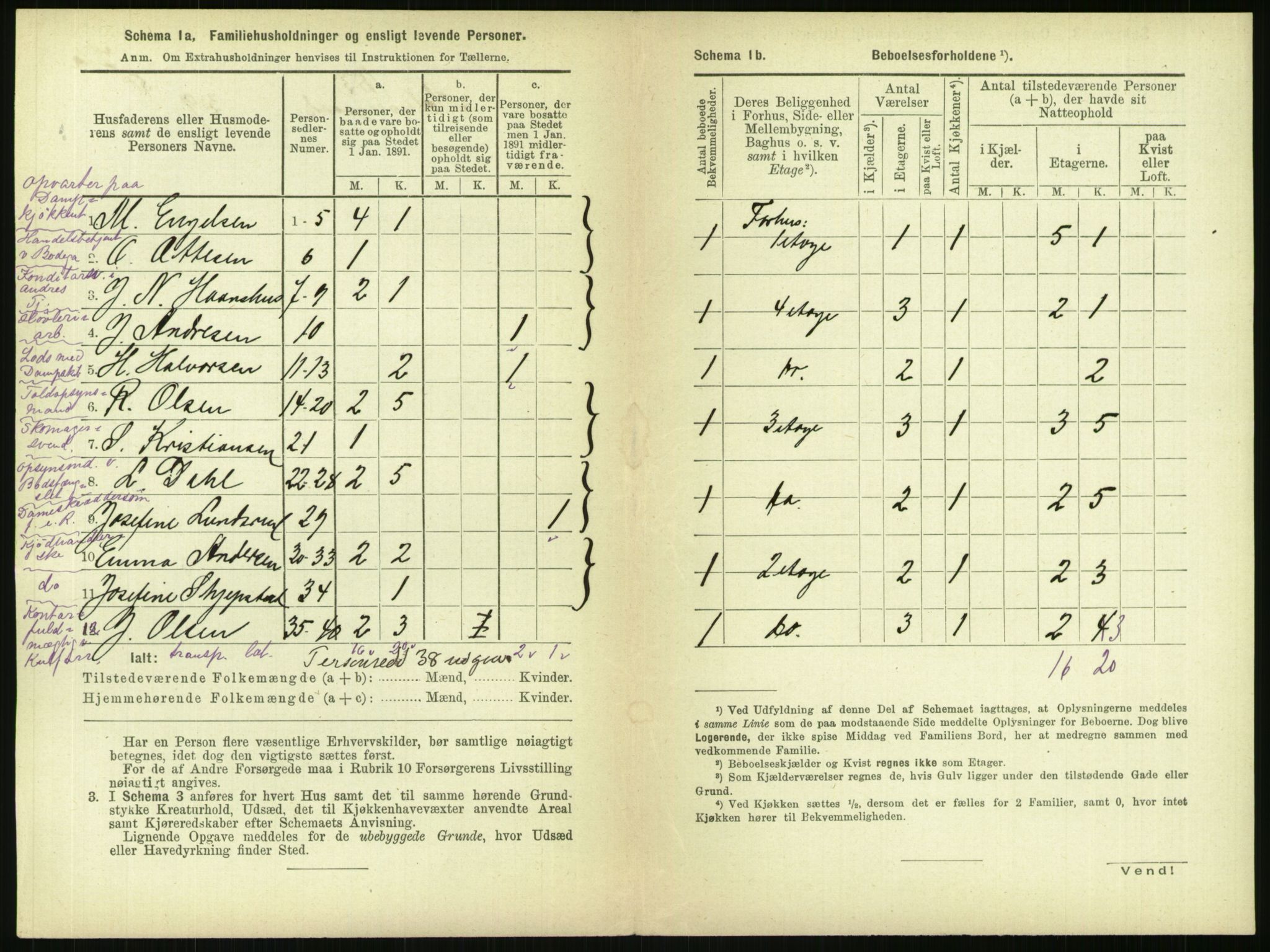 RA, 1891 census for 0301 Kristiania, 1891, p. 109240