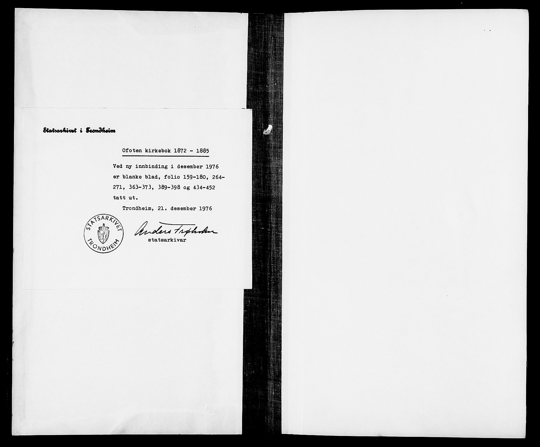 Ministerialprotokoller, klokkerbøker og fødselsregistre - Nordland, SAT/A-1459/863/L0897: Parish register (official) no. 863A09, 1872-1886