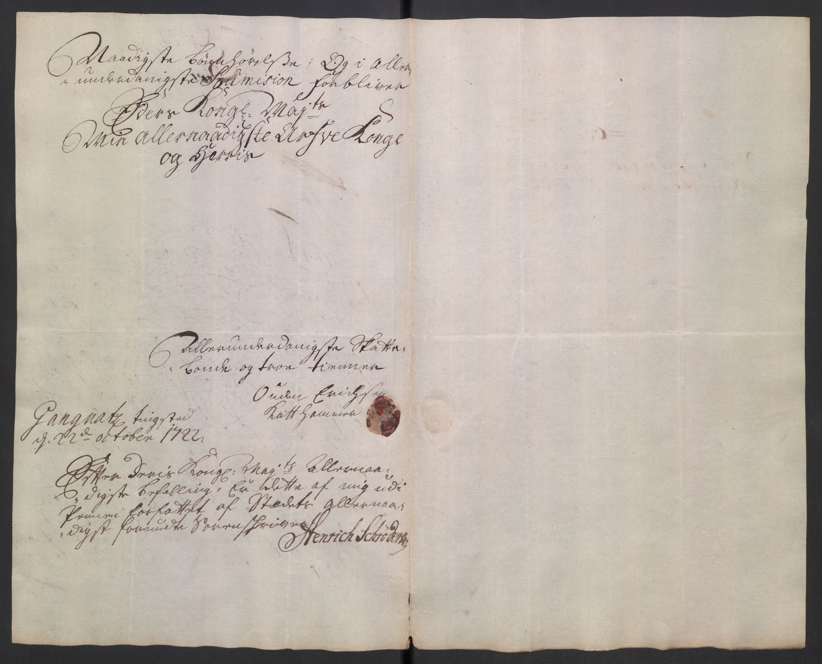 Rentekammeret inntil 1814, Reviderte regnskaper, Fogderegnskap, RA/EA-4092/R56/L3755: Fogderegnskap Nordmøre, 1722, p. 335