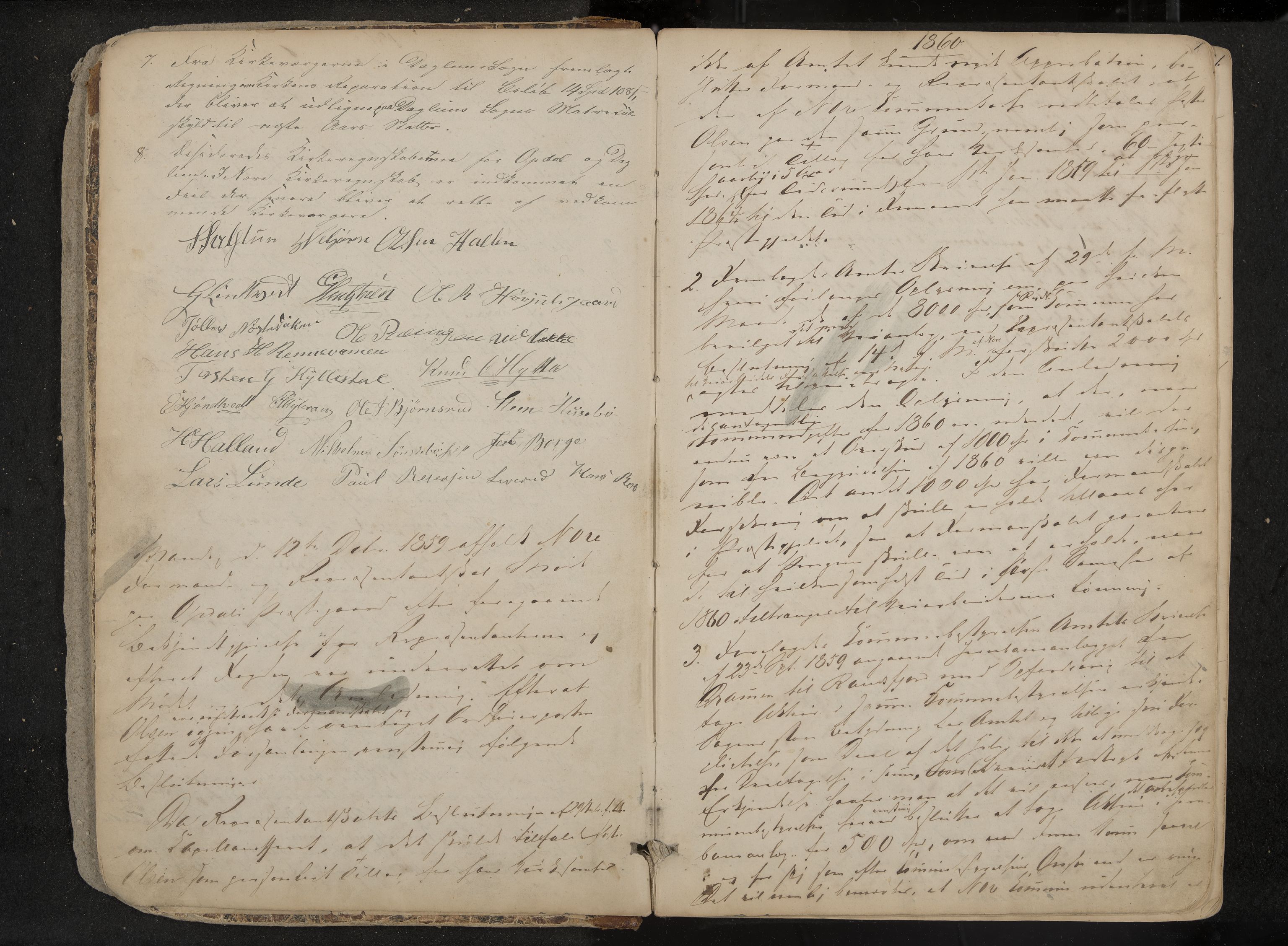 Nore og Uvdal formannskap, IKAK/0633021-1/A/L0001: Møtebok, 1859-1882, p. 6-7