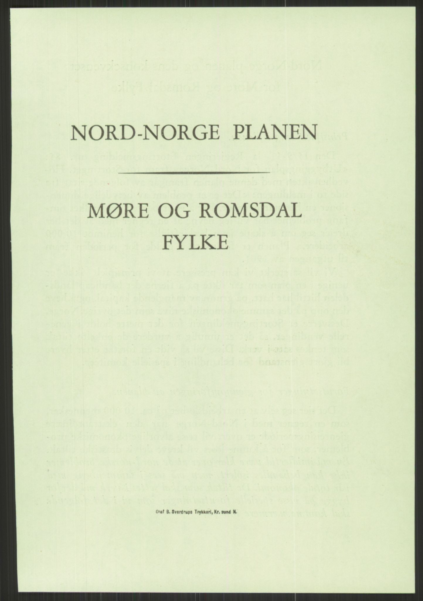 Høyres Hovedorganisasjon, RA/PA-0583/1/D/Dd/L0131: 21 Stortinget/23 Statsministeren. Regjeringen, 1951-1965, p. 1203