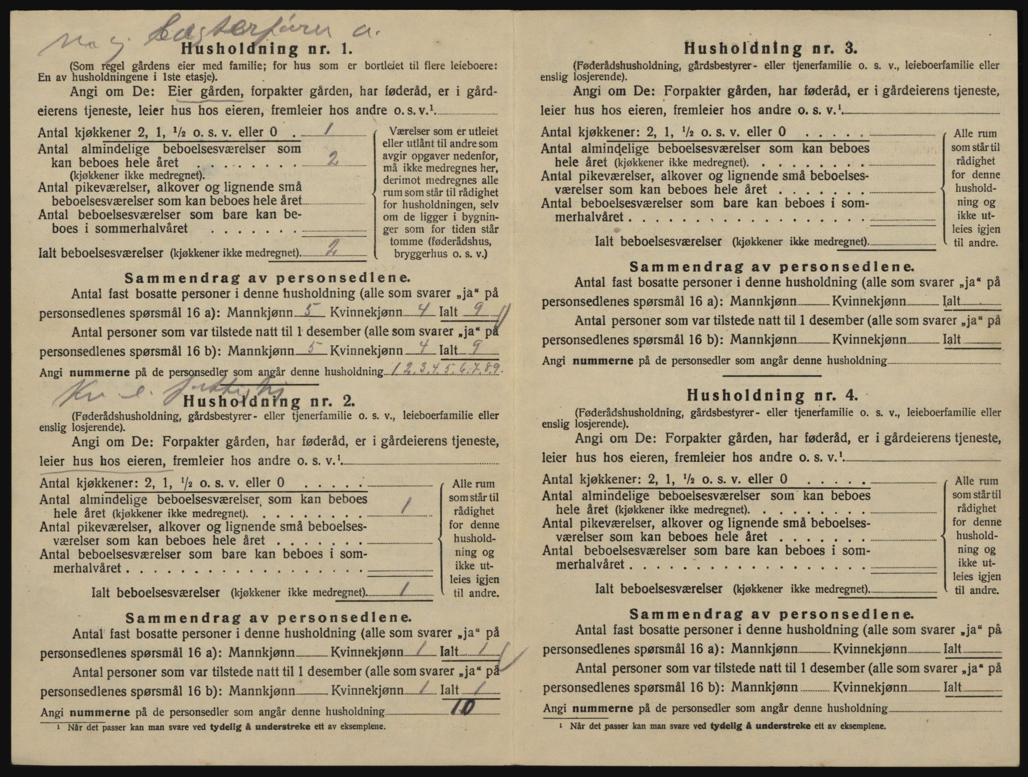 SAO, 1920 census for Glemmen, 1920, p. 2208