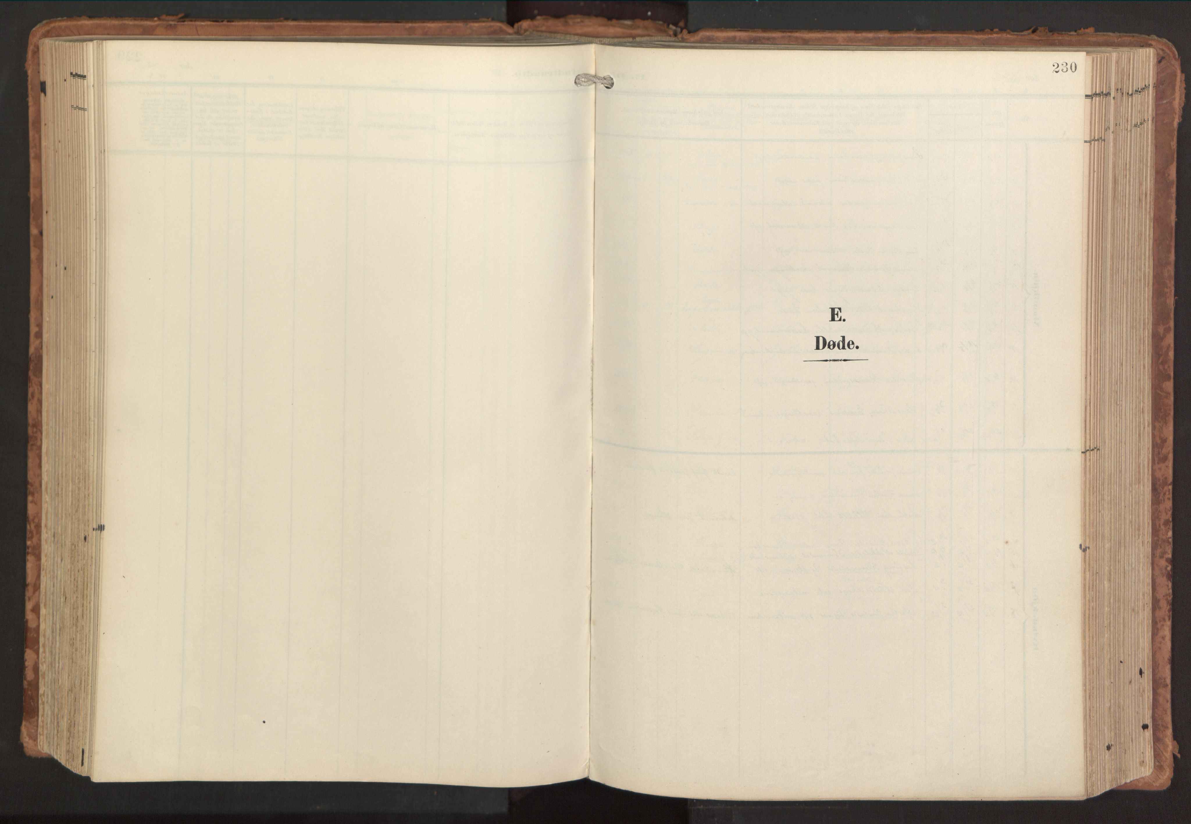 Sund sokneprestembete, AV/SAB-A-99930: Parish register (official) no. B 2, 1907-1926, p. 230