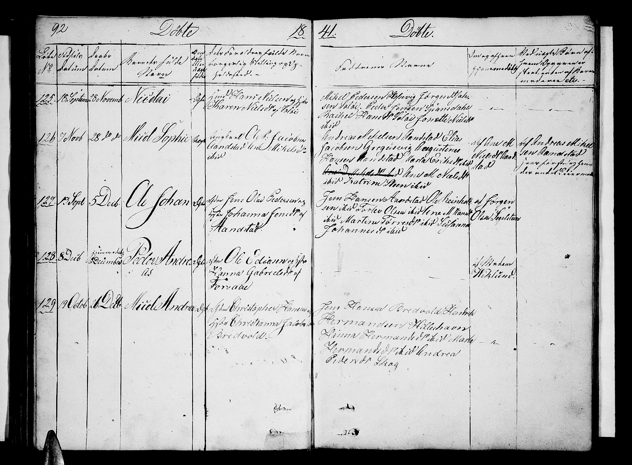 Ibestad sokneprestembete, SATØ/S-0077/H/Ha/Hab/L0003klokker: Parish register (copy) no. 3, 1833-1852, p. 92