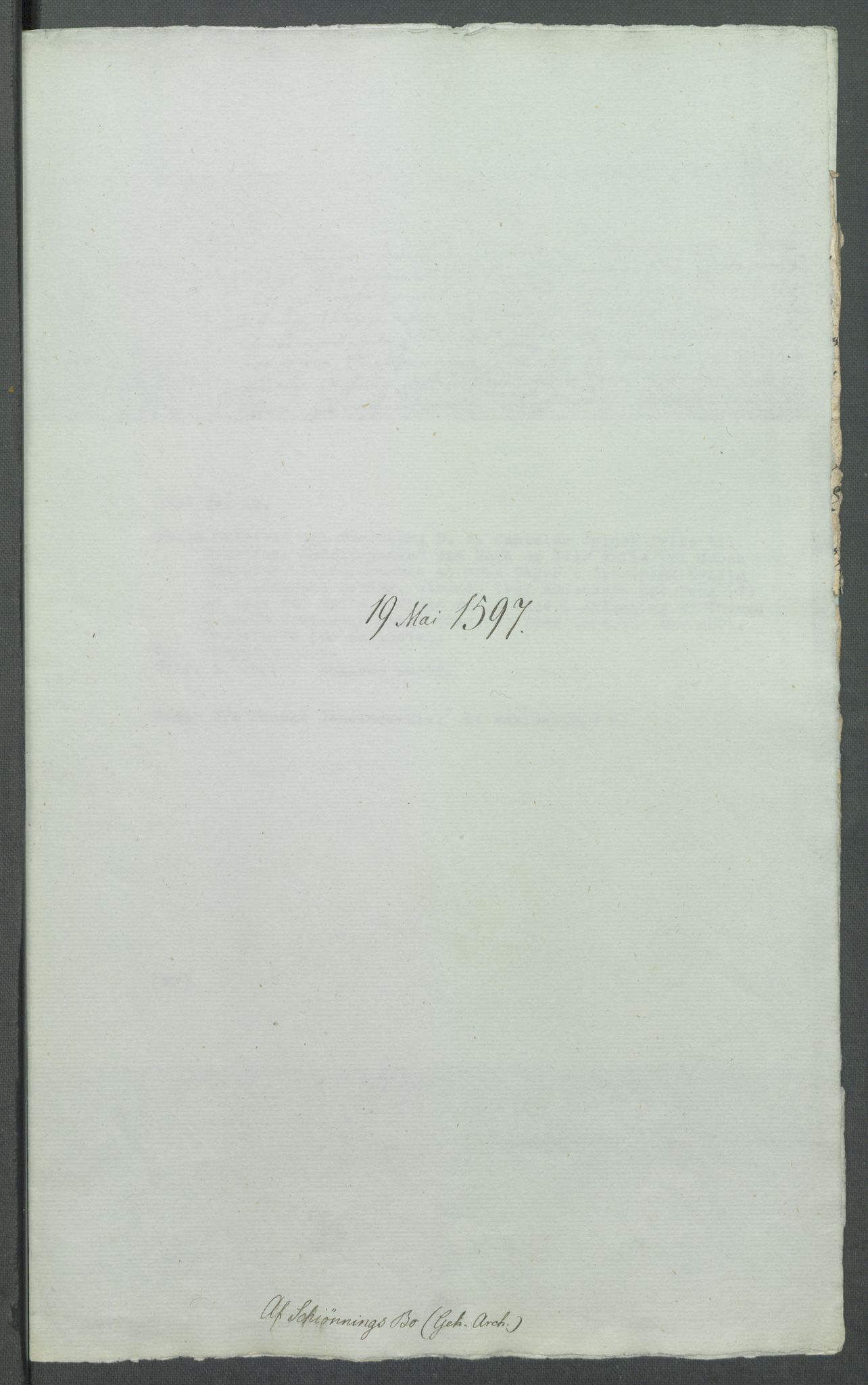 Riksarkivets diplomsamling, AV/RA-EA-5965/F02/L0103: Dokumenter, 1597, p. 35