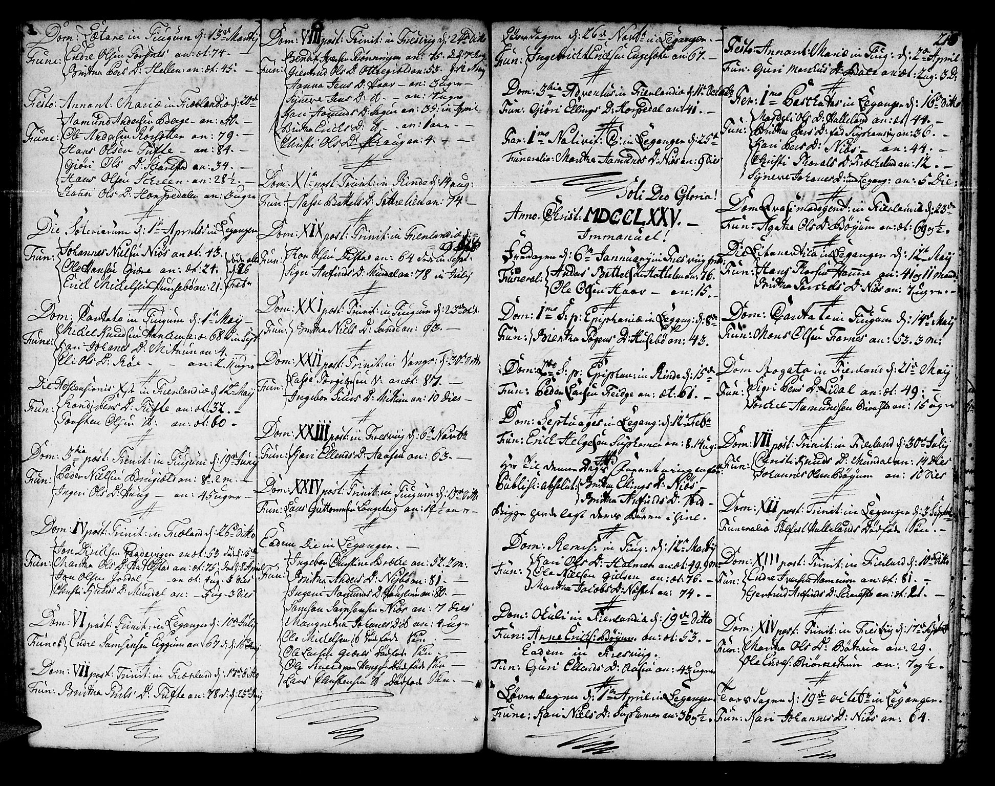 Leikanger sokneprestembete, AV/SAB-A-81001/H/Haa/Haaa/L0004: Parish register (official) no. A 4, 1770-1791, p. 213