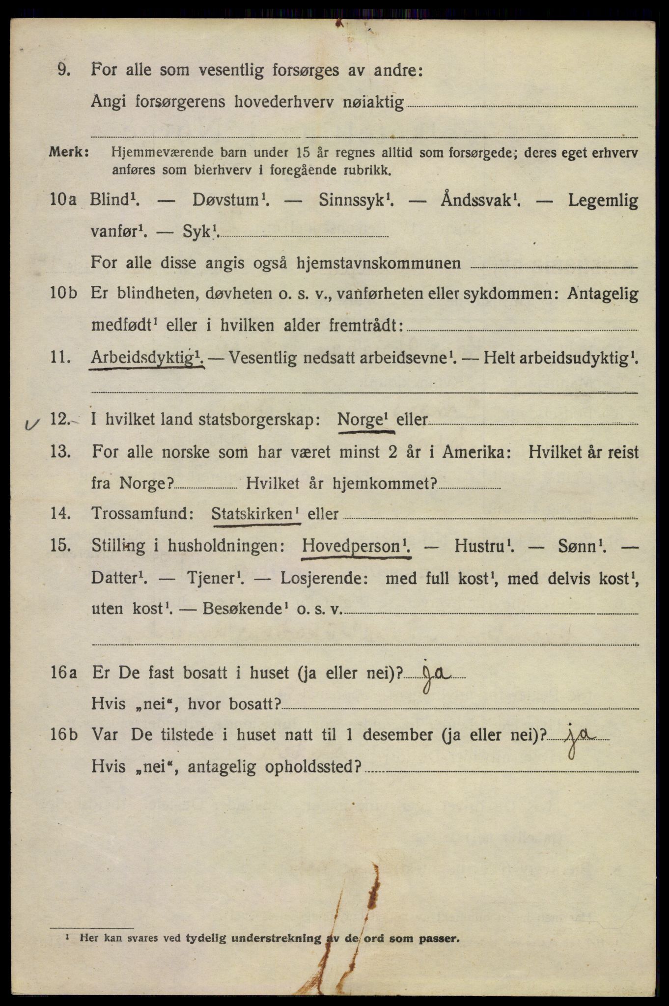 SAO, 1920 census for Kristiania, 1920, p. 636794