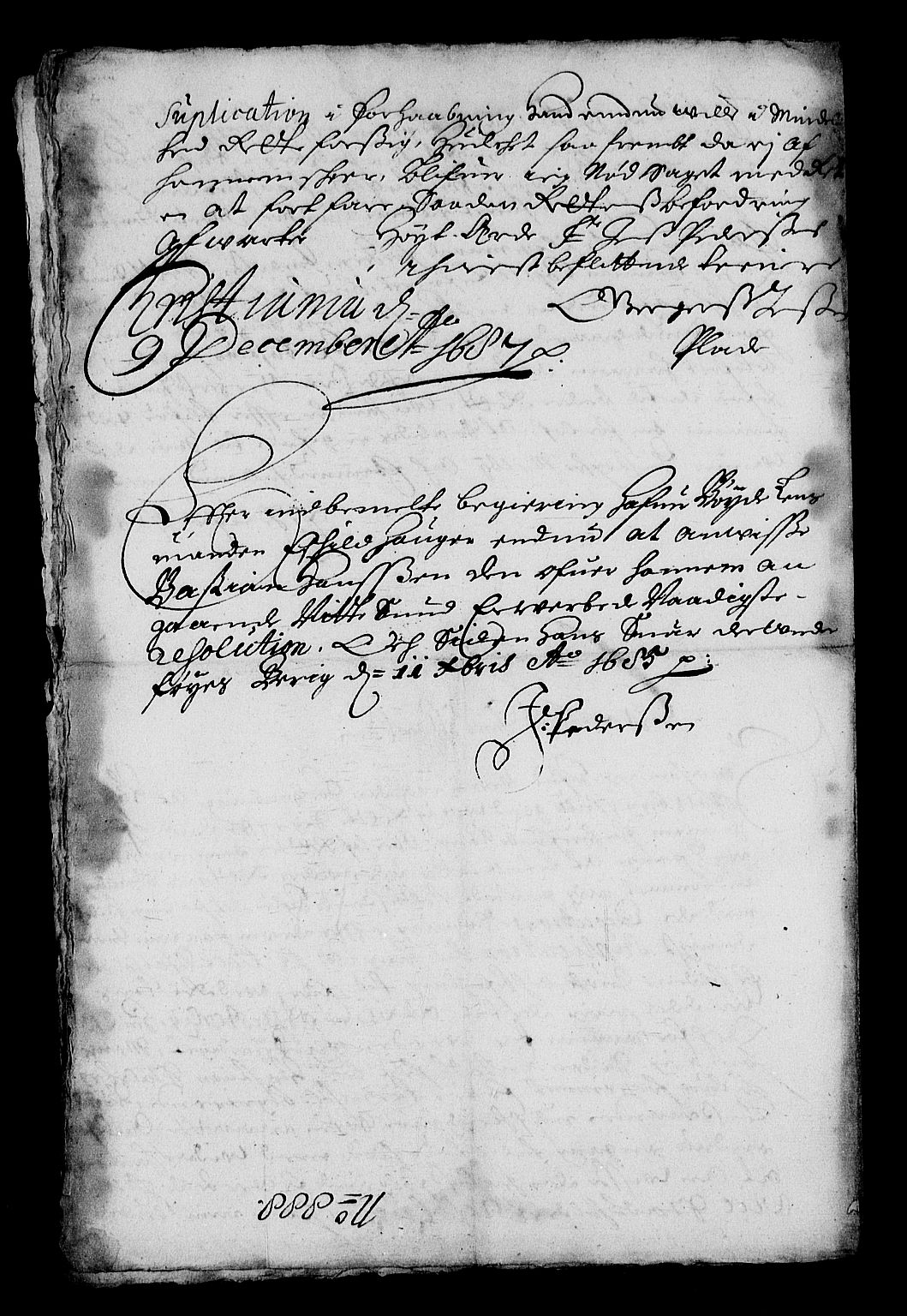 Stattholderembetet 1572-1771, RA/EA-2870/Af/L0001: Avskrifter av vedlegg til originale supplikker, nummerert i samsvar med supplikkbøkene, 1683-1687, p. 75