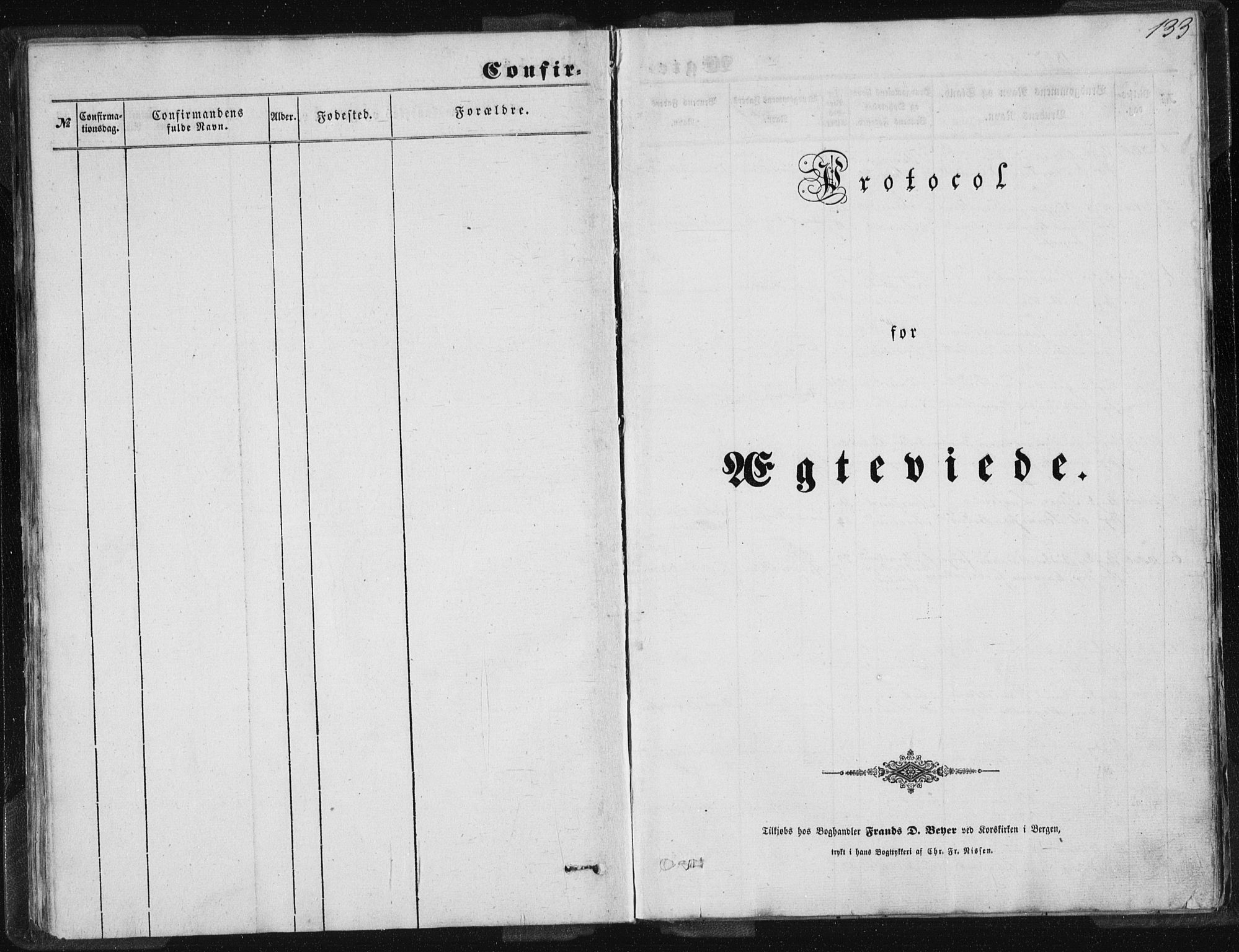 Torvastad sokneprestkontor, SAST/A -101857/H/Ha/Haa/L0008: Parish register (official) no. A 8, 1847-1856, p. 133