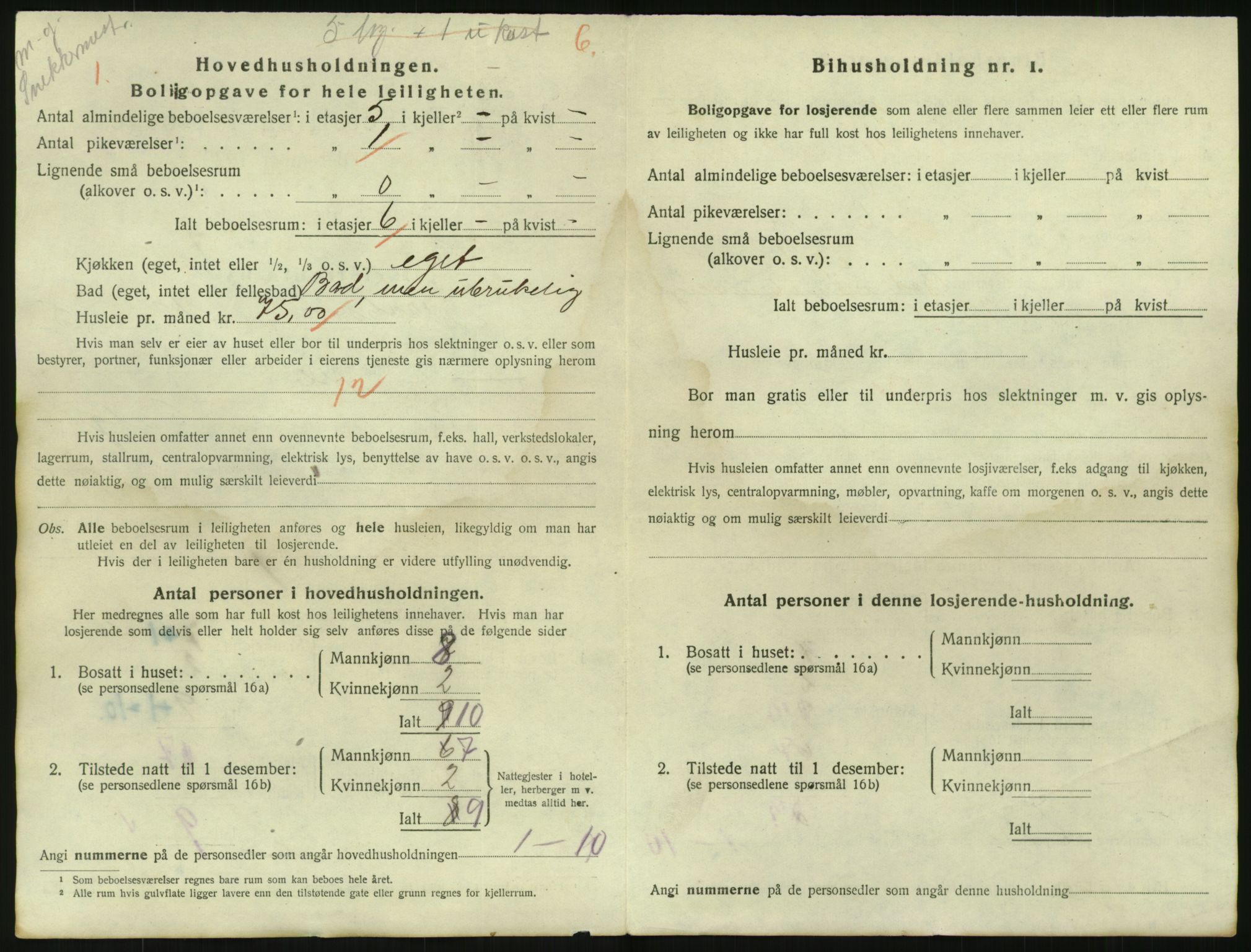 SAO, 1920 census for Kristiania, 1920, p. 116882