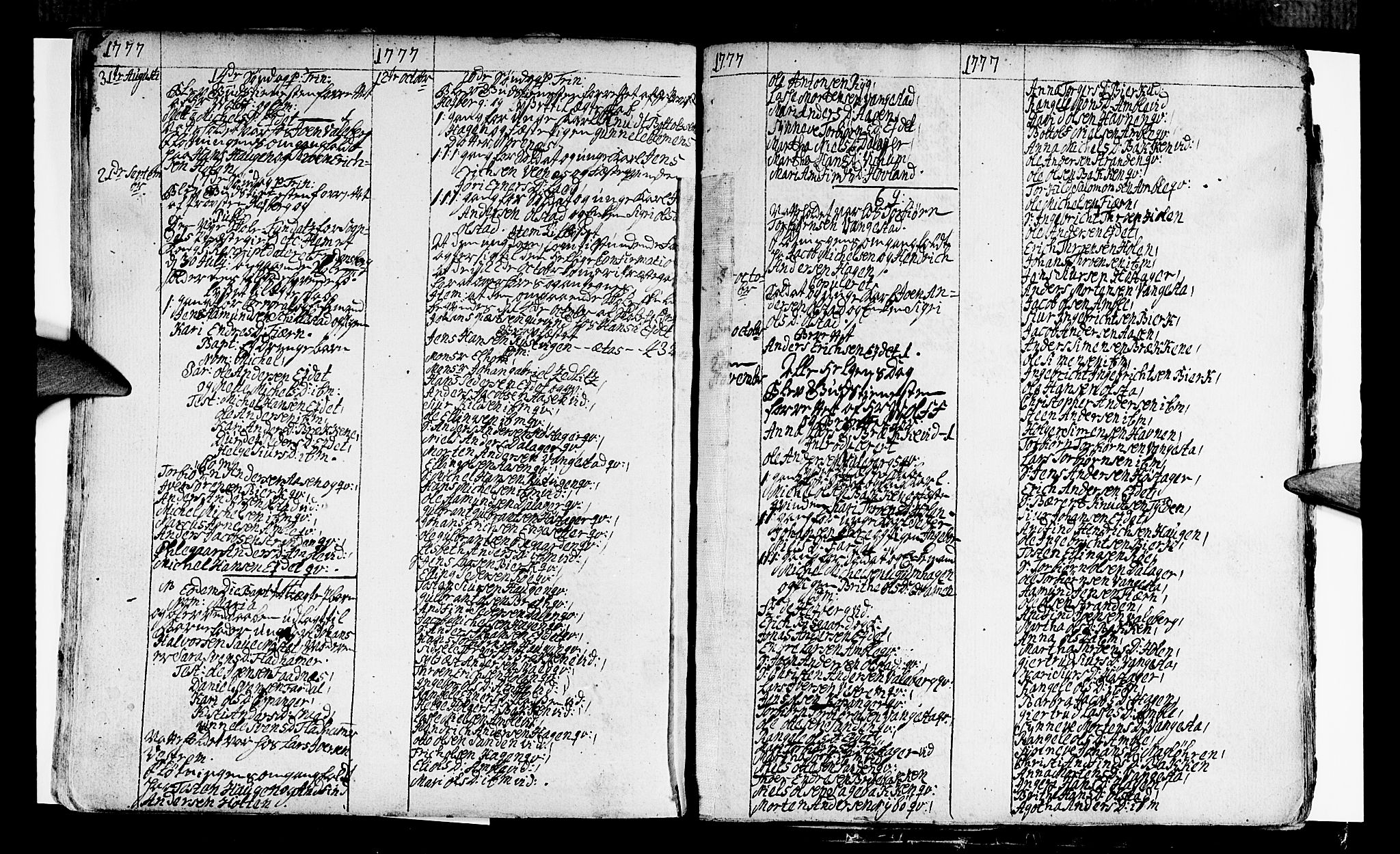 Sogndal sokneprestembete, AV/SAB-A-81301/H/Haa/Haaa/L0004: Parish register (official) no. A 4, 1747-1782