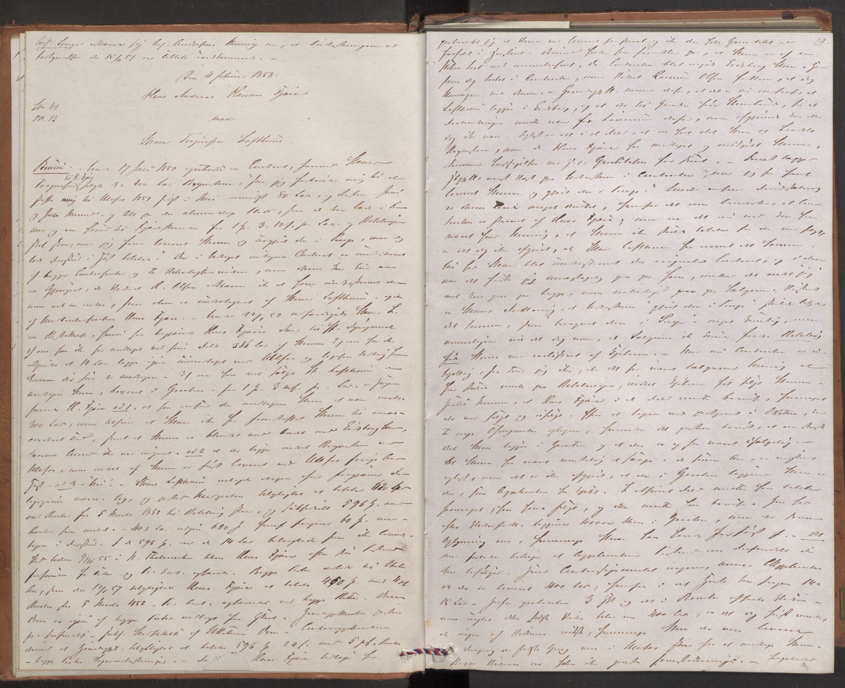 Høyesterett, AV/RA-S-1002/E/Eb/Ebb/L0049/0001: Voteringsprotokoller / Voteringsprotokoll, 1858, p. 9b-10a
