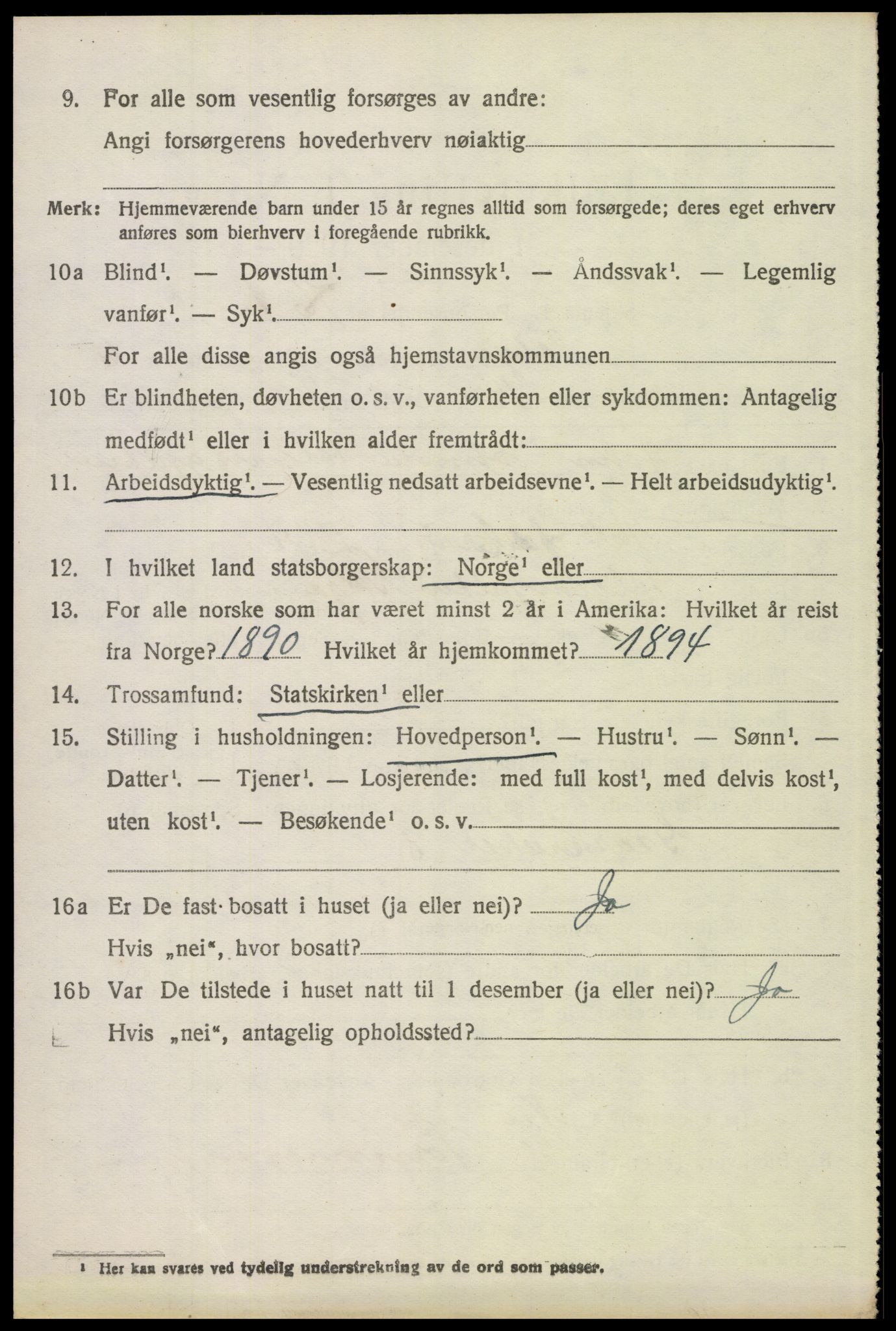 SAH, 1920 census for Tolga, 1920, p. 3776