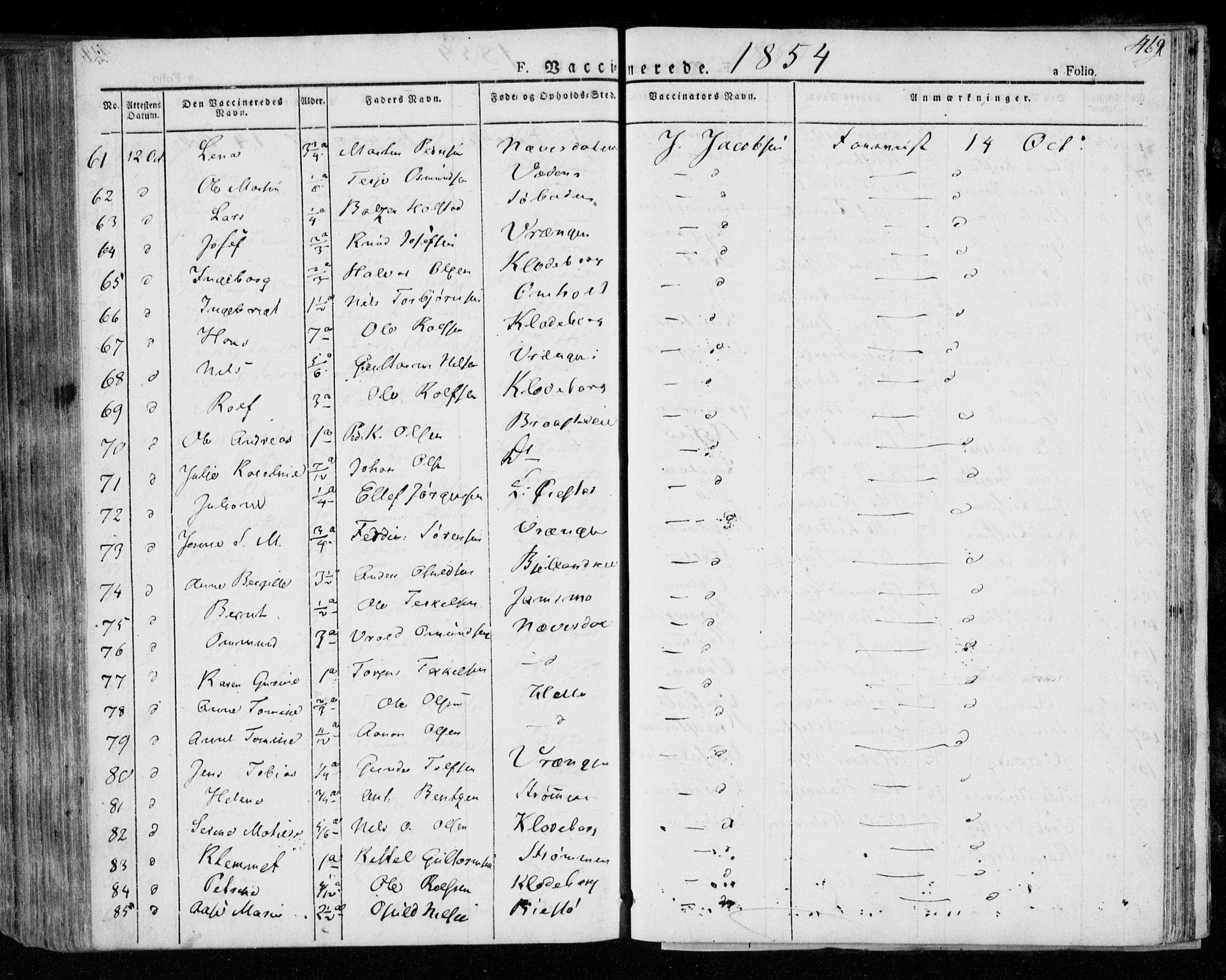 Øyestad sokneprestkontor, AV/SAK-1111-0049/F/Fa/L0013: Parish register (official) no. A 13, 1827-1842, p. 469