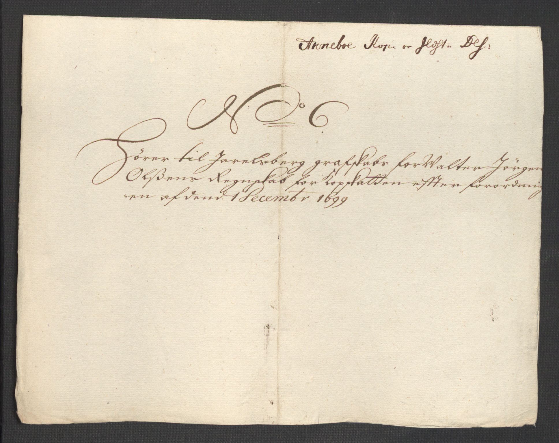 Rentekammeret inntil 1814, Reviderte regnskaper, Fogderegnskap, AV/RA-EA-4092/R32/L1869: Fogderegnskap Jarlsberg grevskap, 1700-1701, p. 138