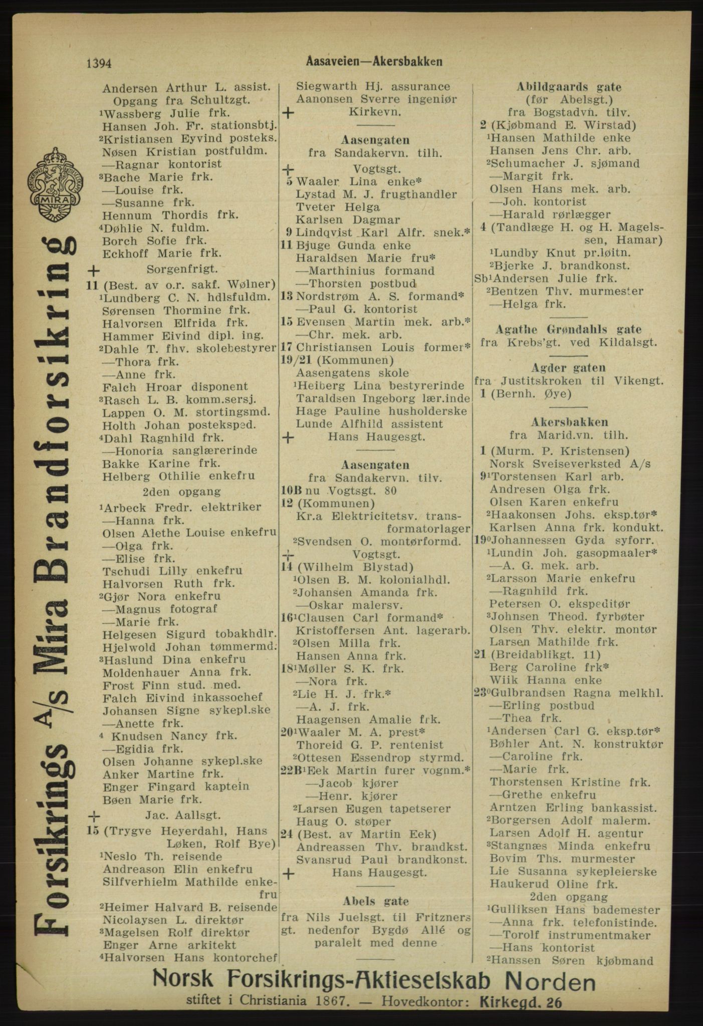 Kristiania/Oslo adressebok, PUBL/-, 1918, p. 1547