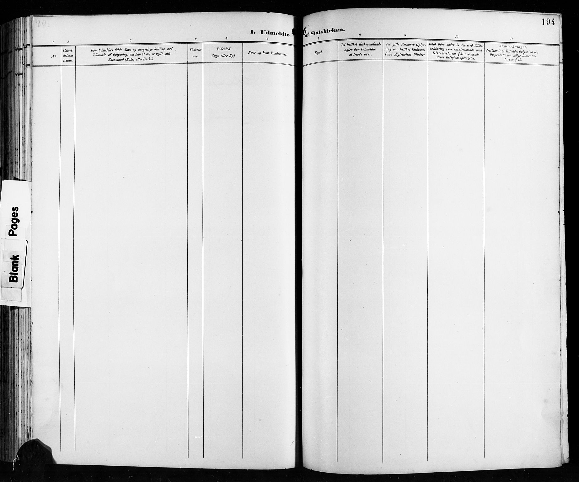 Åseral sokneprestkontor, AV/SAK-1111-0051/F/Fb/L0003: Parish register (copy) no. B 3, 1900-1919, p. 194