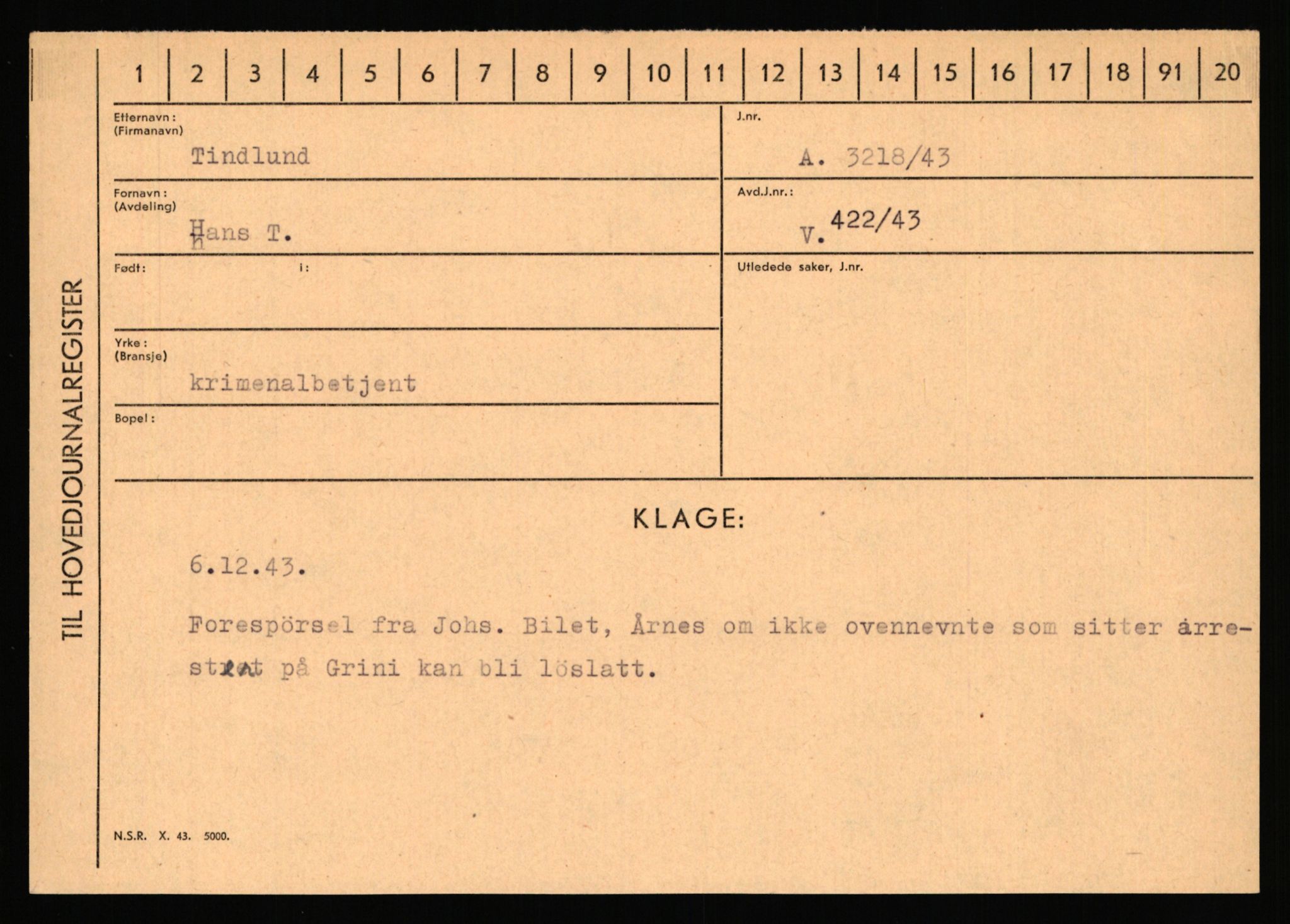 Statspolitiet - Hovedkontoret / Osloavdelingen, AV/RA-S-1329/C/Ca/L0015: Svea - Tøsse, 1943-1945, p. 3177