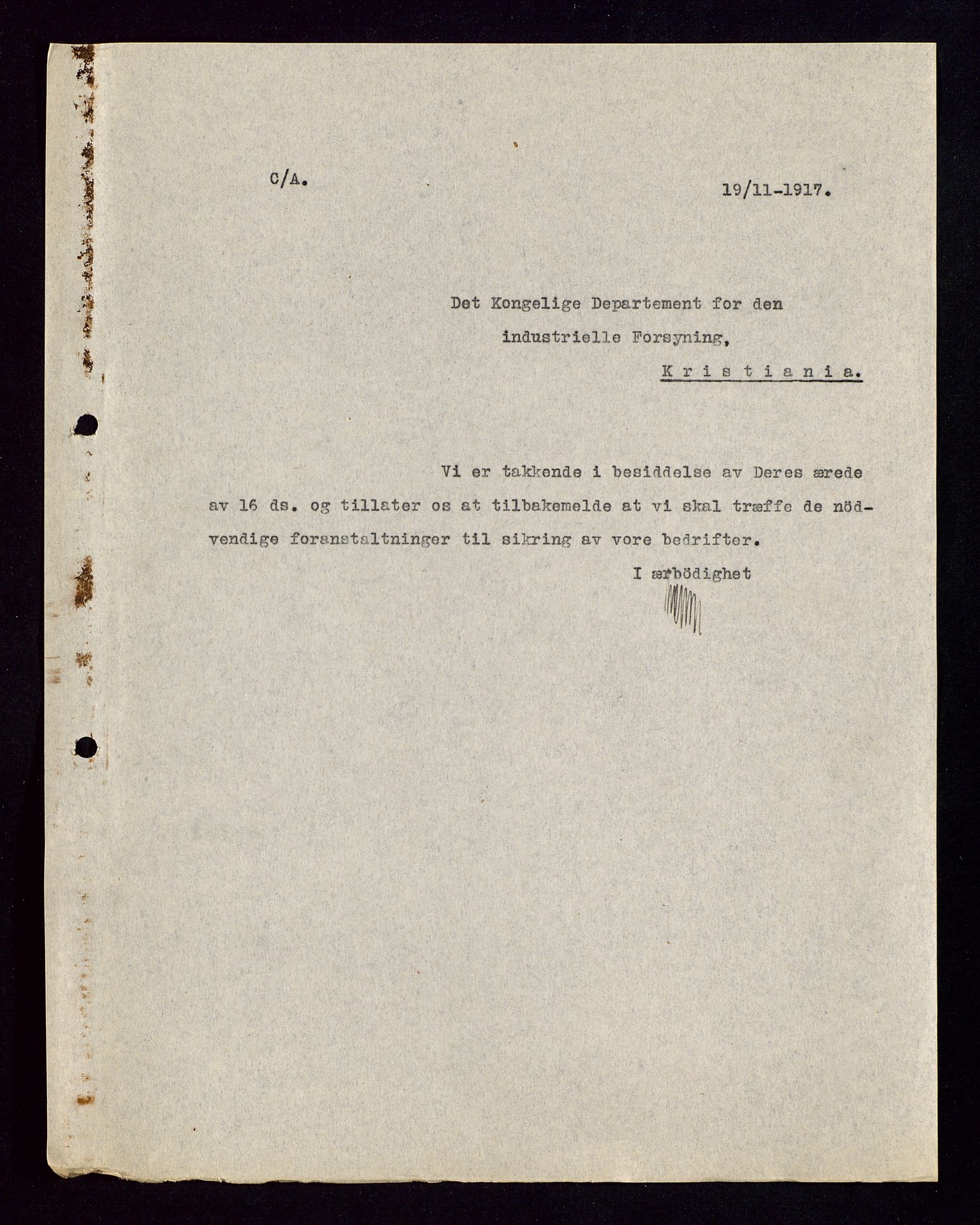 Pa 1521 - A/S Norske Shell, AV/SAST-A-101915/E/Ea/Eaa/L0002: Sjefskorrespondanse, 1917-1918, p. 366