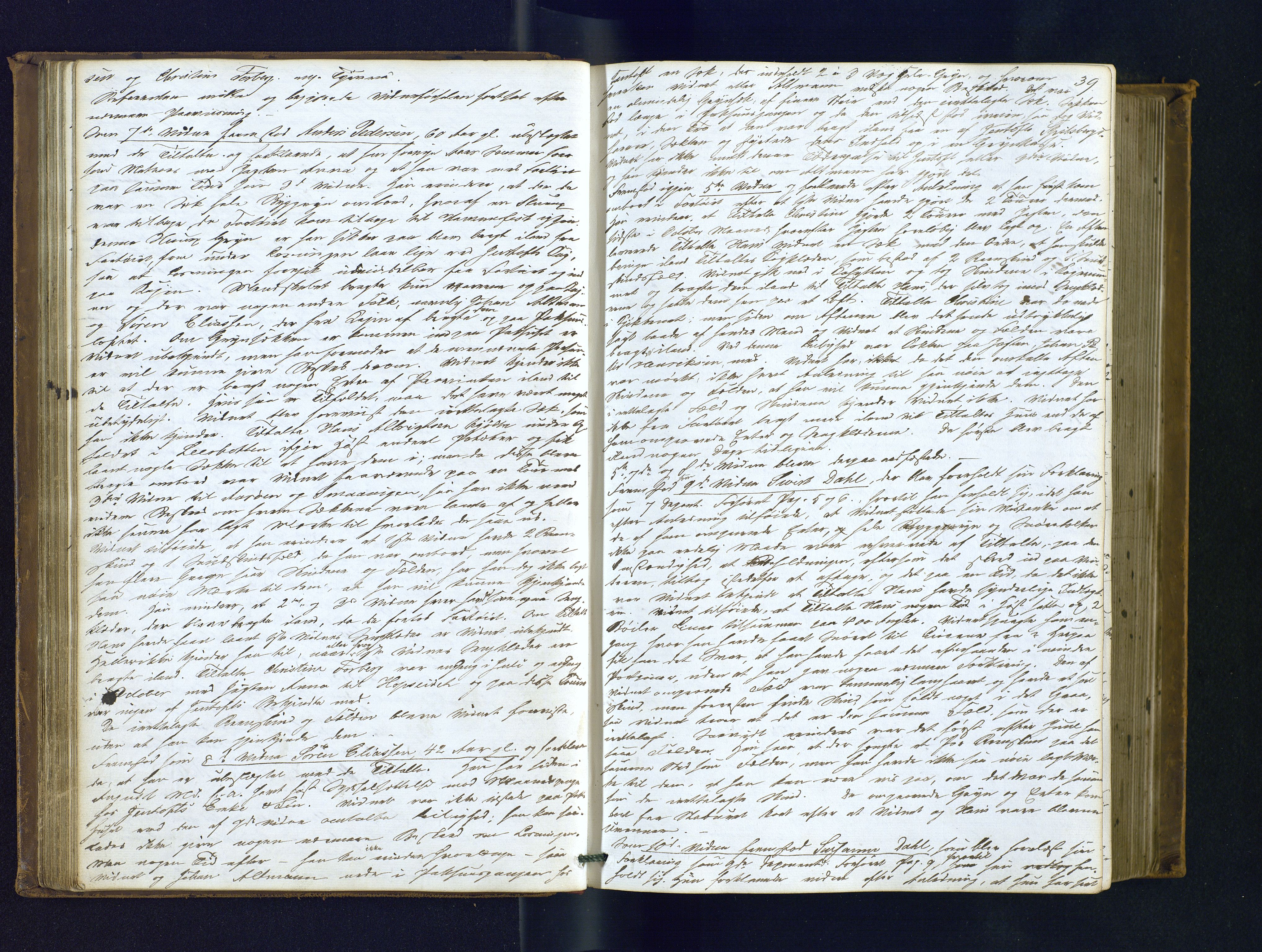 Byfogden i Hammerfest, AV/SATØ-S-0064/G/L0115: Ekstrarettsprotokoll m/reg., 1857-1864, p. 39