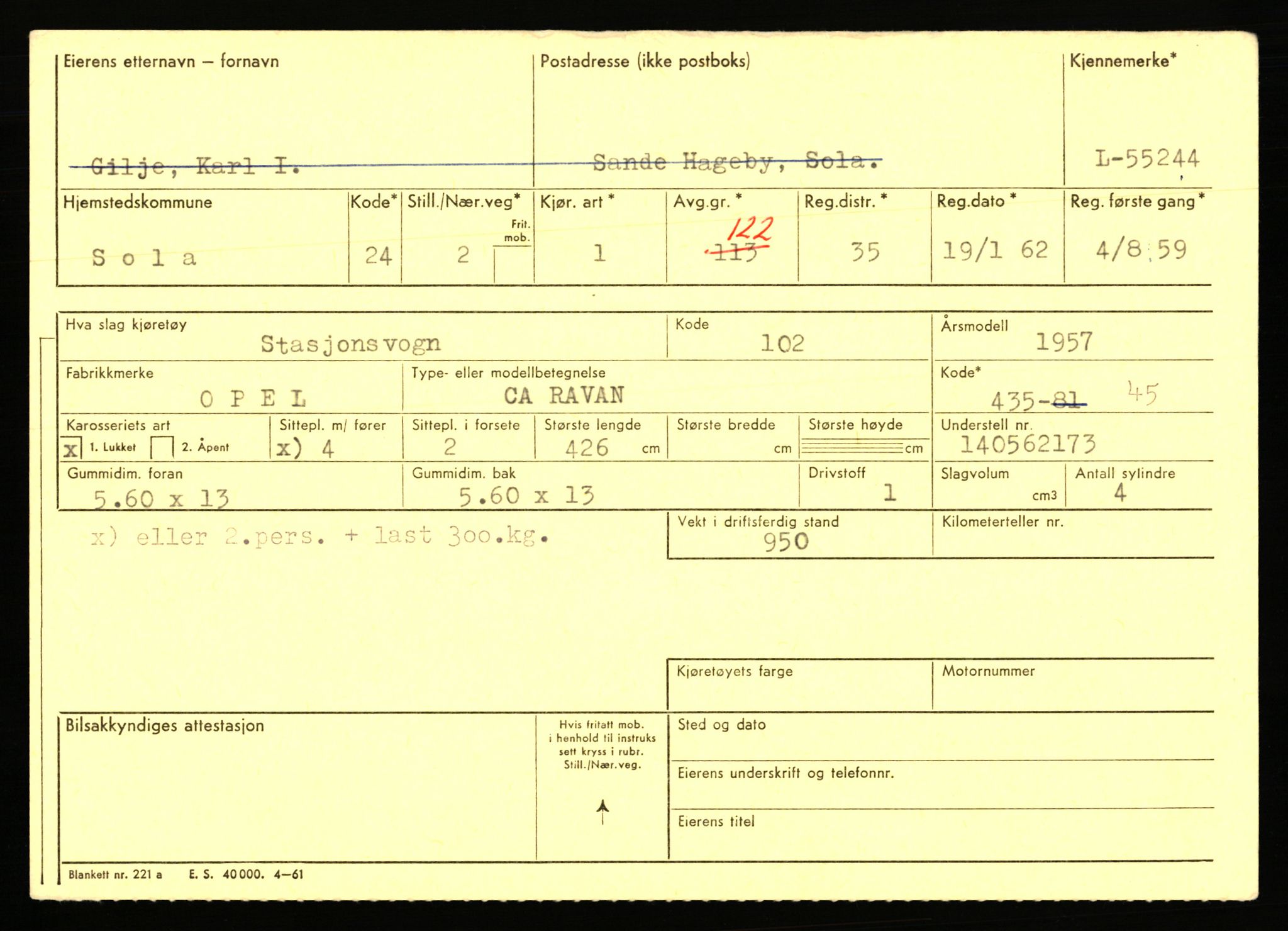 Stavanger trafikkstasjon, AV/SAST-A-101942/0/F/L0054: L-54200 - L-55699, 1930-1971, p. 2125