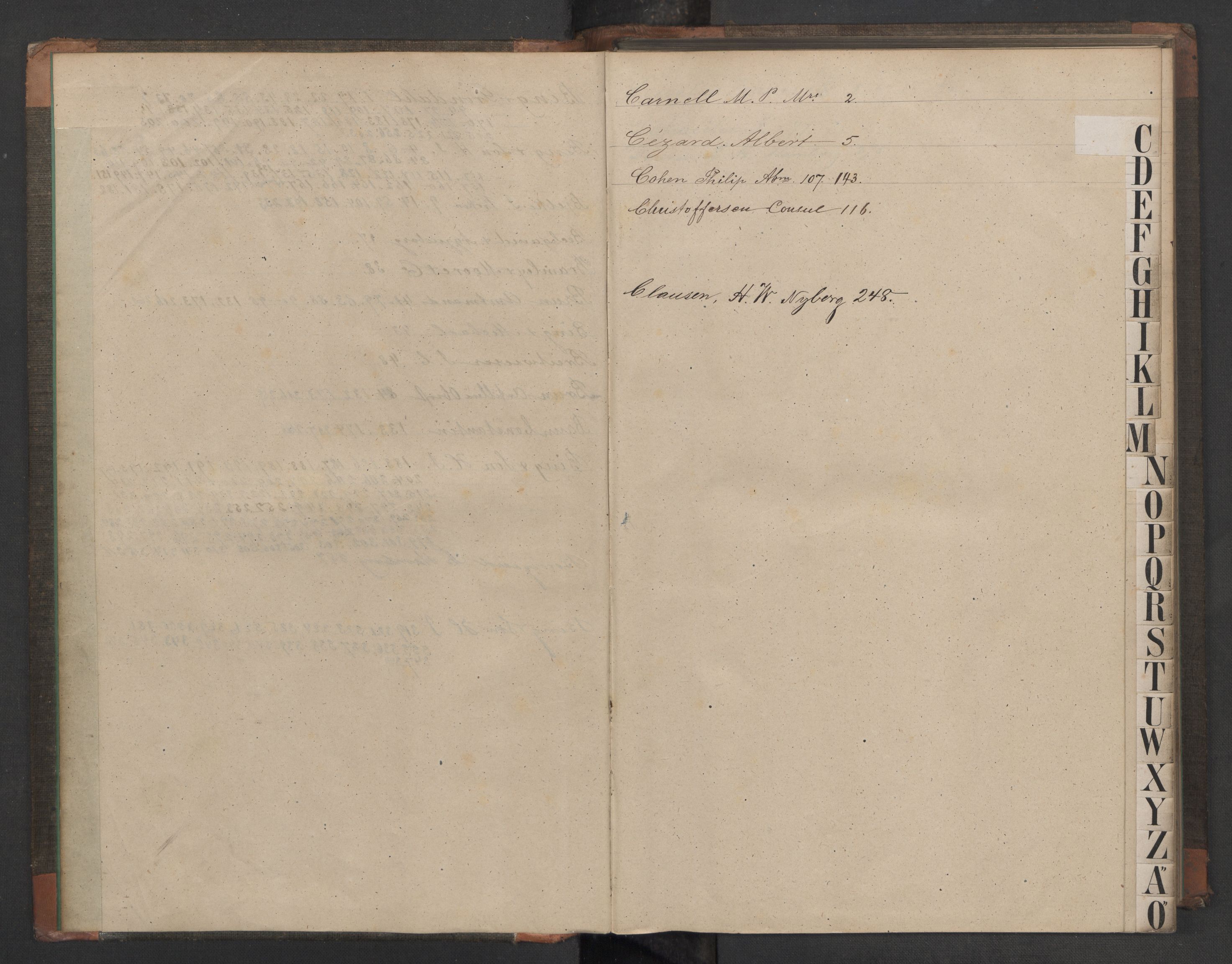 Hoë, Herman & Co, AV/SAT-PA-0280/11/L0023: Kopibok, utenriks, 1872-1882