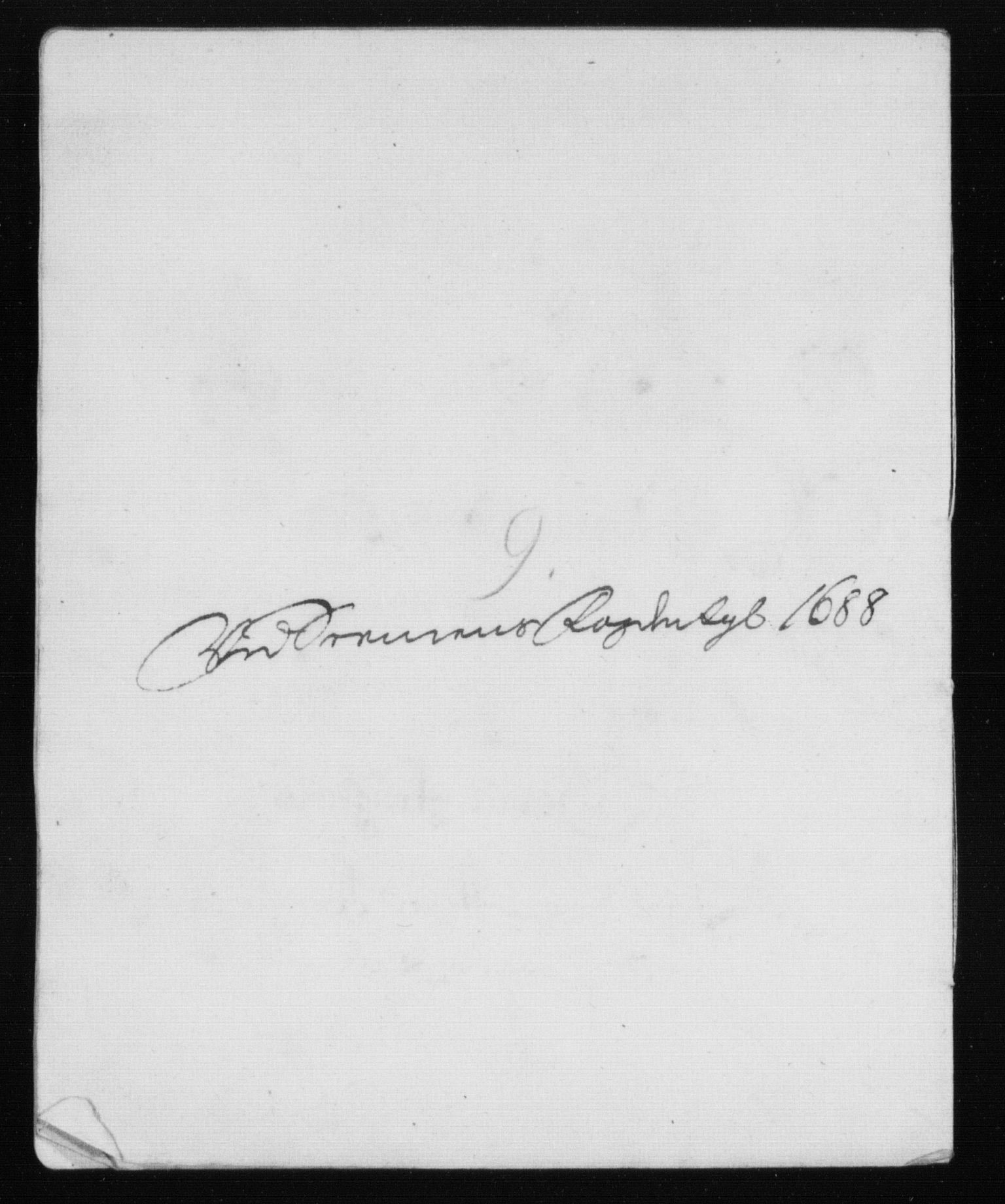 Rentekammeret inntil 1814, Reviderte regnskaper, Stiftamtstueregnskaper, Trondheim stiftamt og Nordland amt, RA/EA-6044/R/Rh/L0012: Nordland amt, 1688