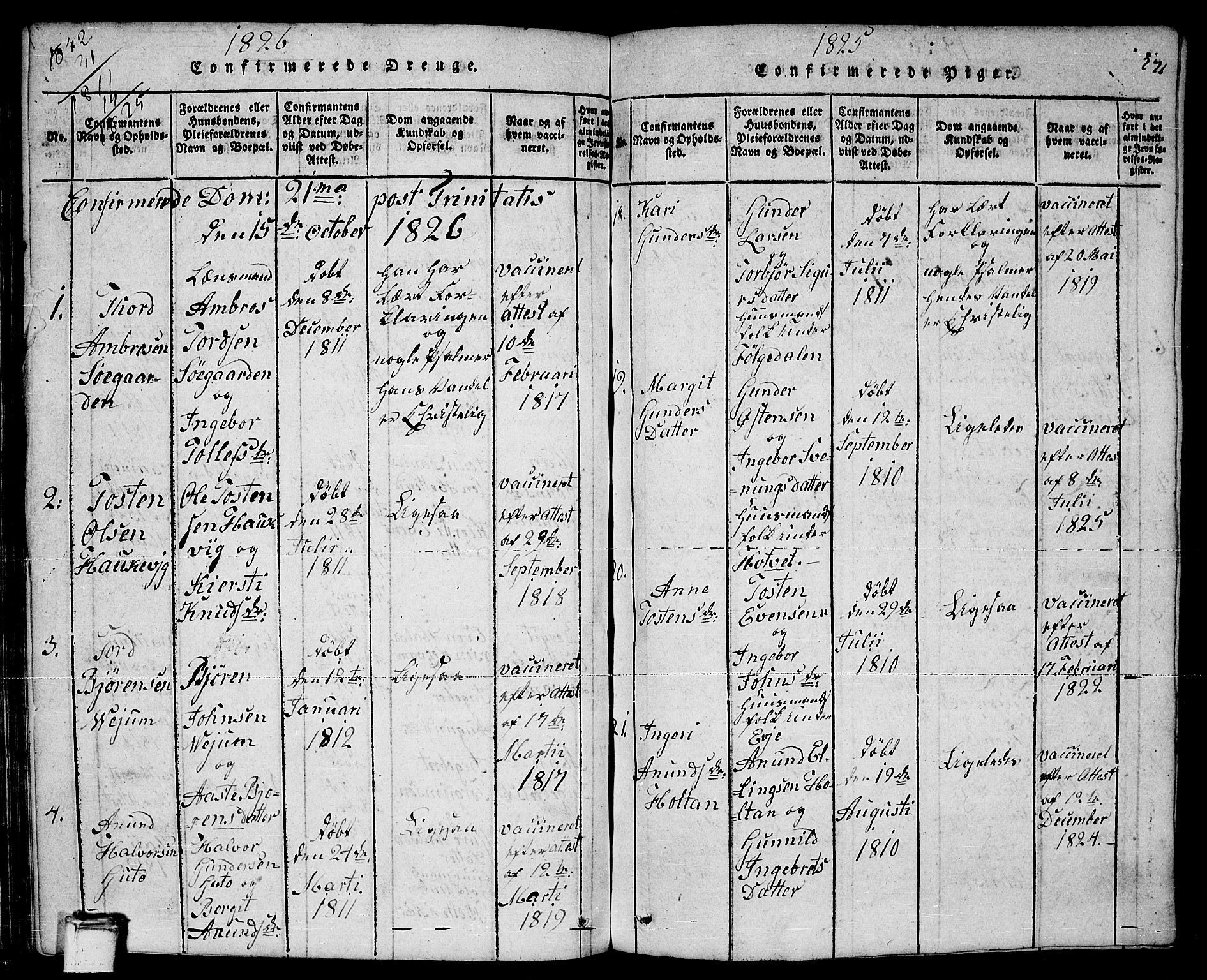 Sauherad kirkebøker, SAKO/A-298/F/Fa/L0005: Parish register (official) no. I 5, 1815-1829, p. 271