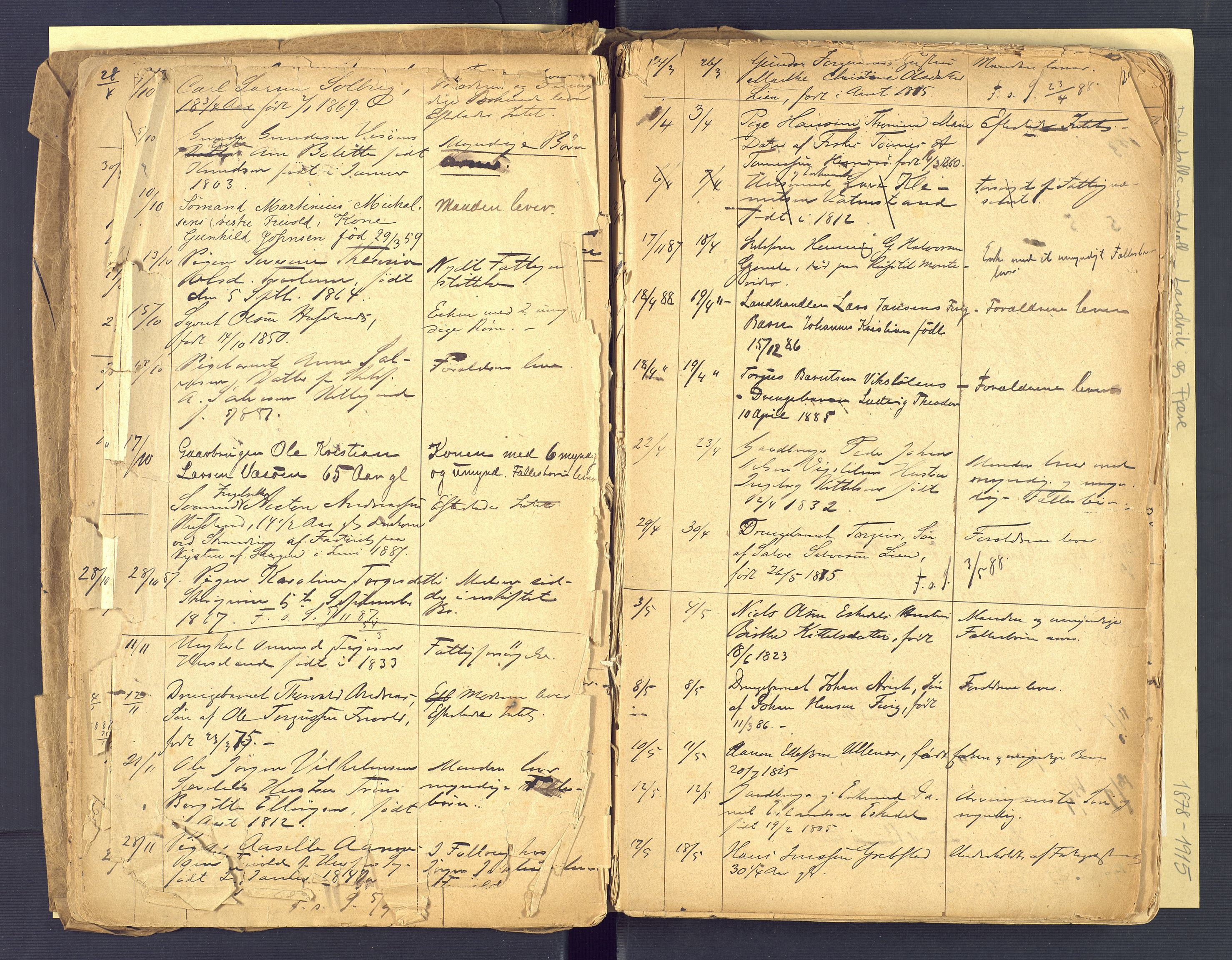 Landvik og Fjære lensmannskontor, AV/SAK-1241-0027/F/Fe/L0001: Dødsfallsprotokoll Landvik og Fjære nr 137, 1878-1915