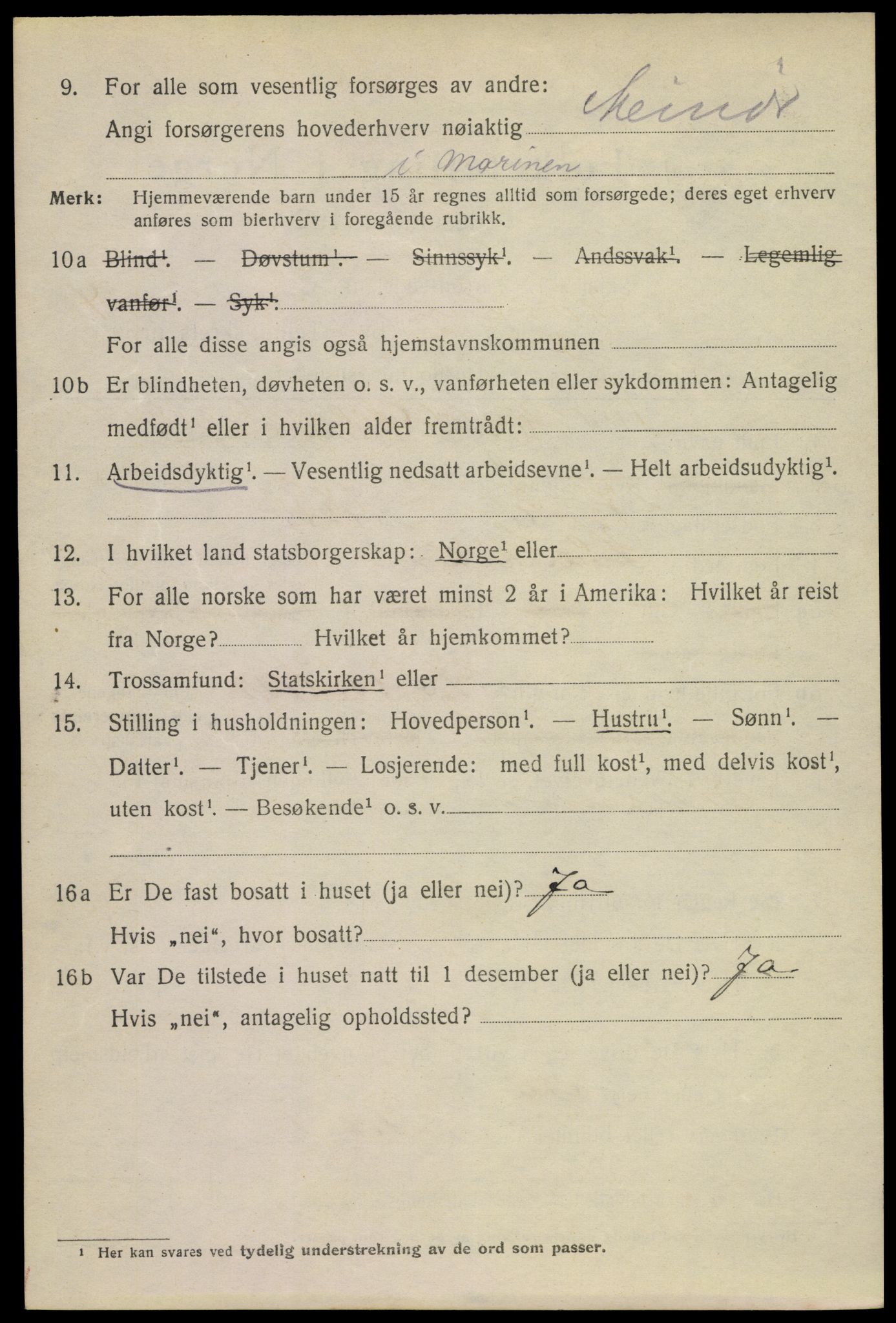 SAKO, 1920 census for Horten, 1920, p. 17540