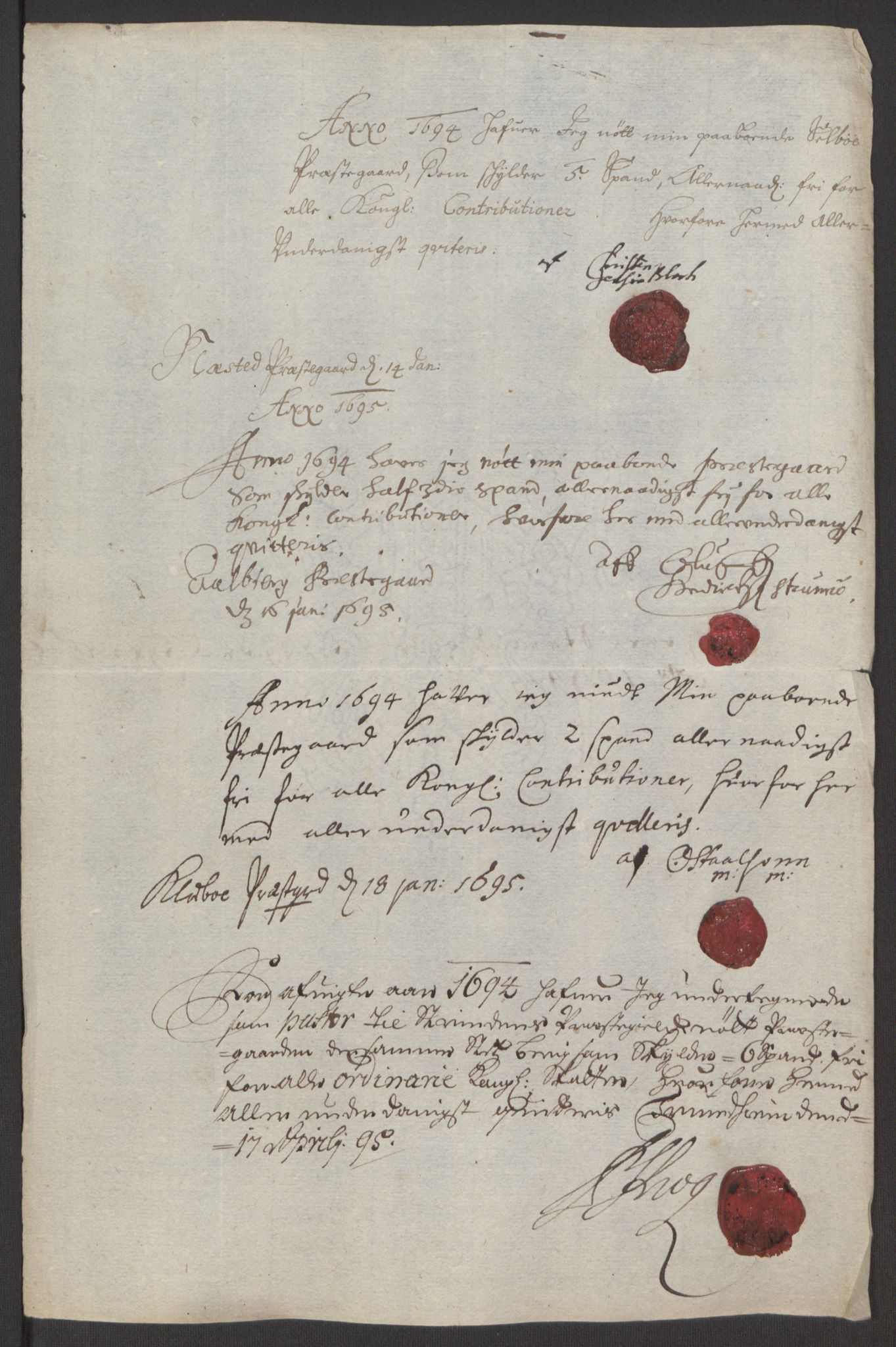 Rentekammeret inntil 1814, Reviderte regnskaper, Fogderegnskap, AV/RA-EA-4092/R61/L4104: Fogderegnskap Strinda og Selbu, 1693-1694, p. 286