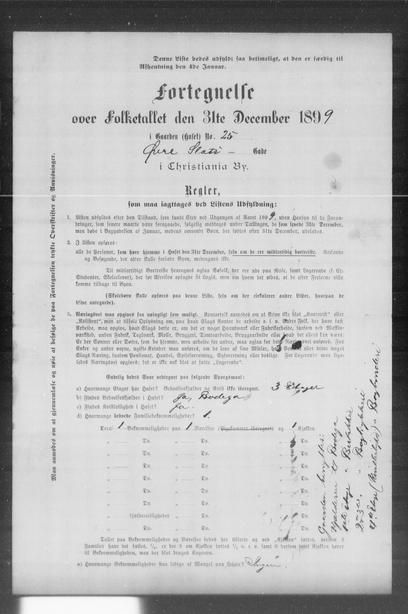 OBA, Municipal Census 1899 for Kristiania, 1899, p. 16642