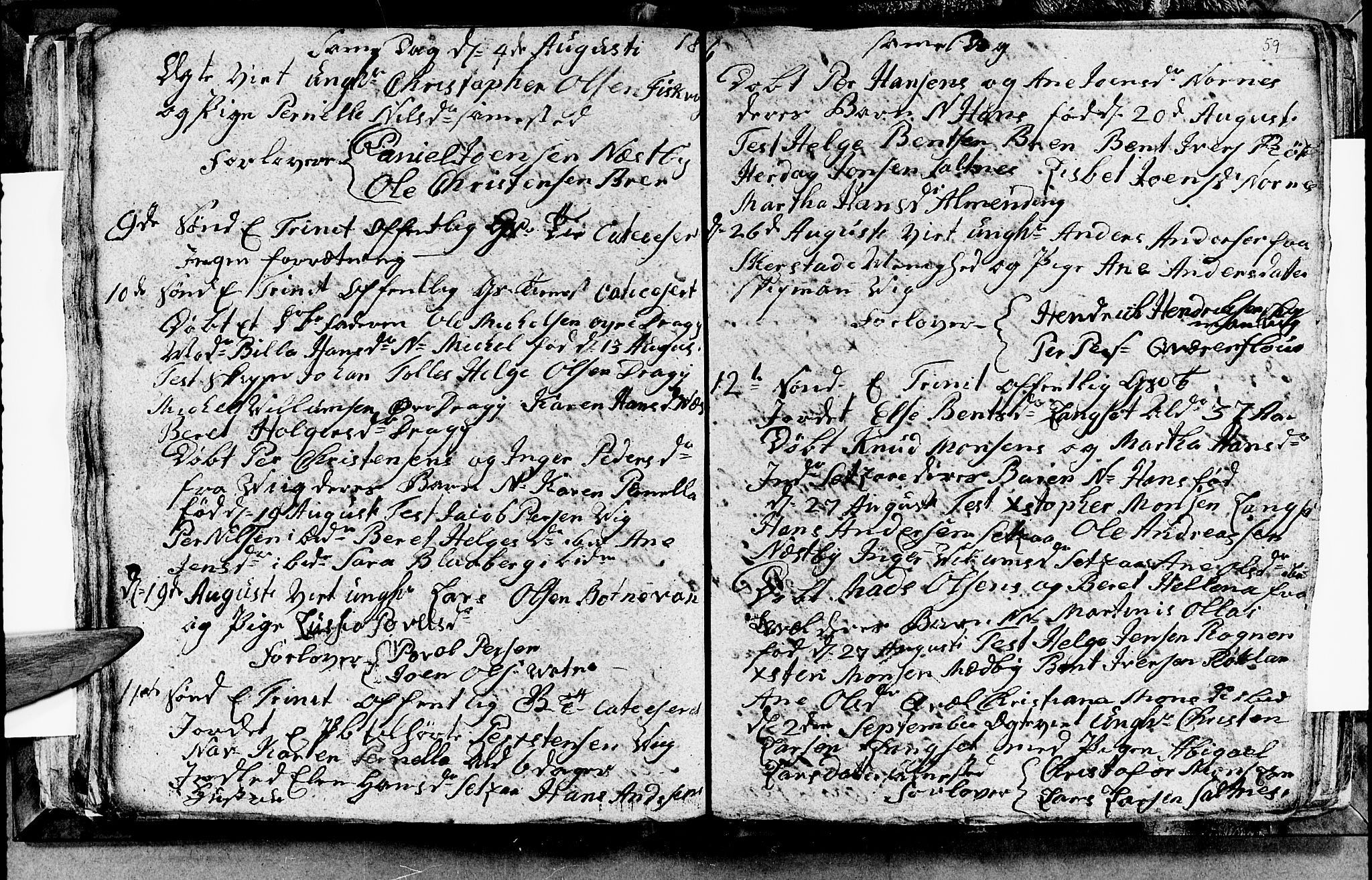 Ministerialprotokoller, klokkerbøker og fødselsregistre - Nordland, AV/SAT-A-1459/847/L0675: Parish register (copy) no. 847C03, 1808-1820, p. 59