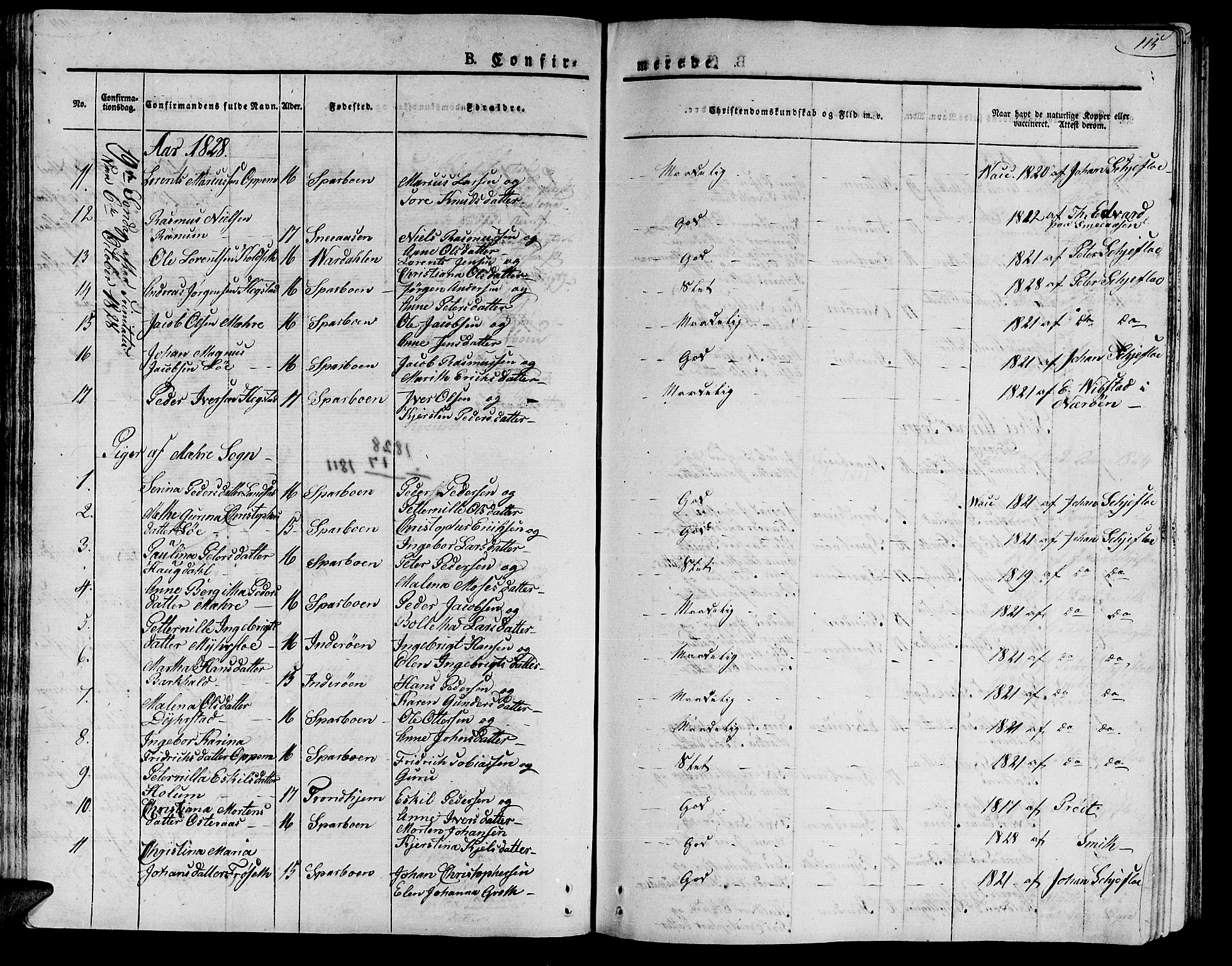 Ministerialprotokoller, klokkerbøker og fødselsregistre - Nord-Trøndelag, SAT/A-1458/735/L0336: Parish register (official) no. 735A05 /1, 1825-1835, p. 115