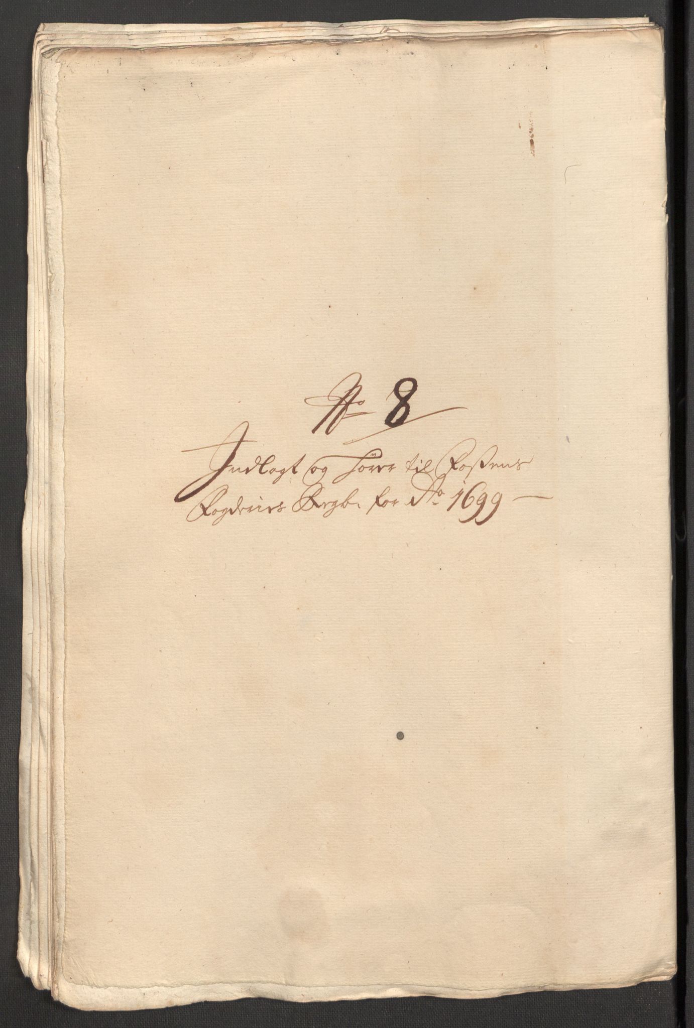 Rentekammeret inntil 1814, Reviderte regnskaper, Fogderegnskap, RA/EA-4092/R57/L3853: Fogderegnskap Fosen, 1698-1699, p. 313