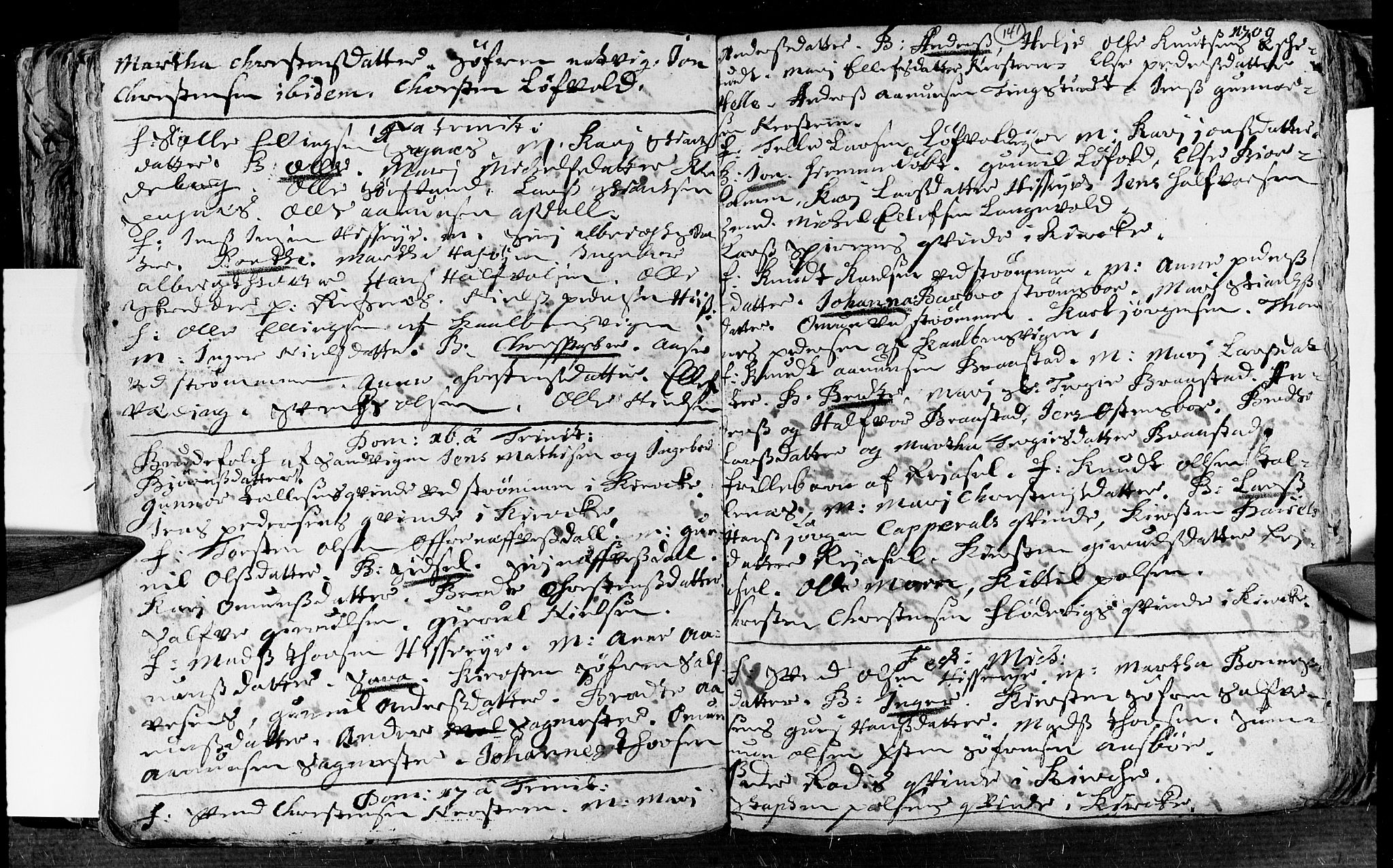 Øyestad sokneprestkontor, AV/SAK-1111-0049/F/Fa/L0002: Parish register (official) no. A 2, 1692-1722, p. 141