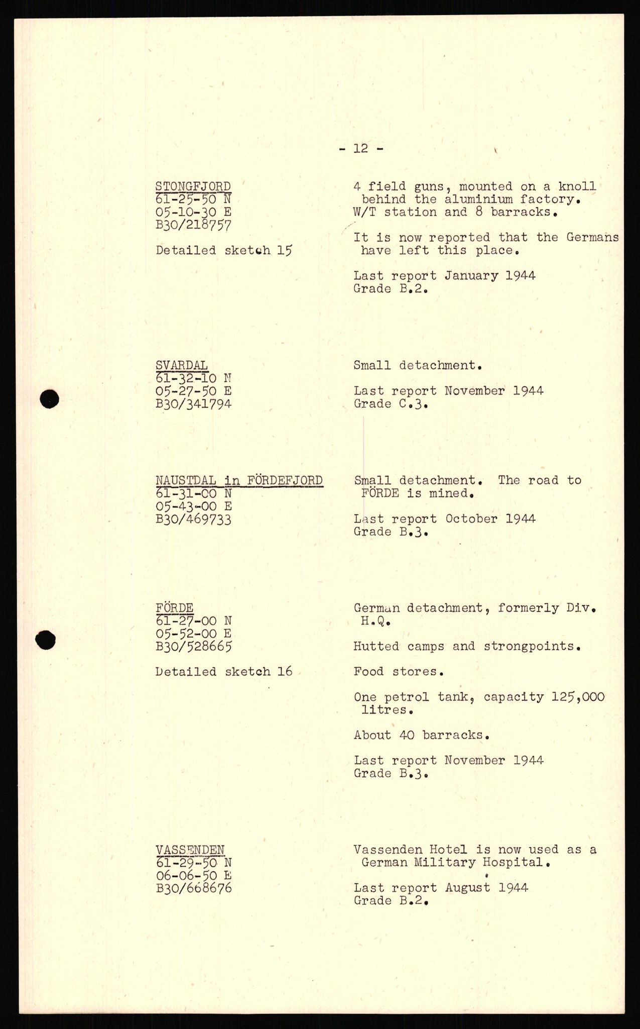 Forsvaret, Forsvarets overkommando II, AV/RA-RAFA-3915/D/Dd/L0017: Sogn og Fjordane / Hordaland, 1943-1945, p. 26