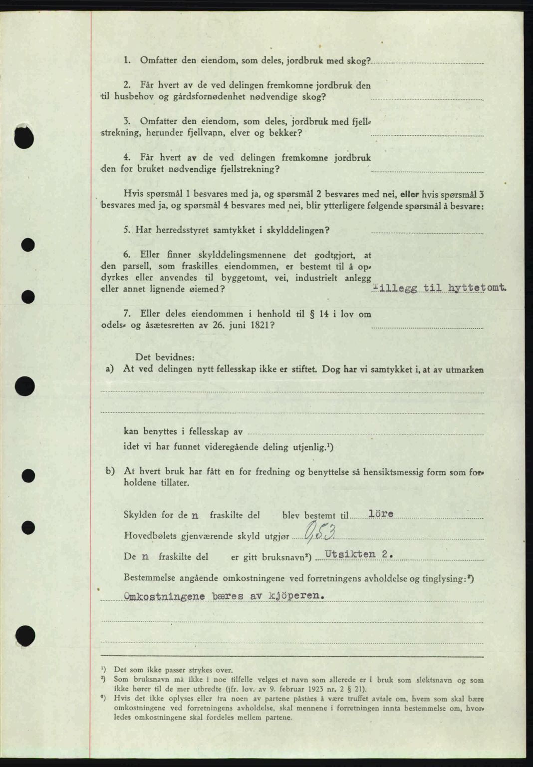 Tønsberg sorenskriveri, AV/SAKO-A-130/G/Ga/Gaa/L0015: Mortgage book no. A15, 1944-1944, Diary no: : 1563/1944