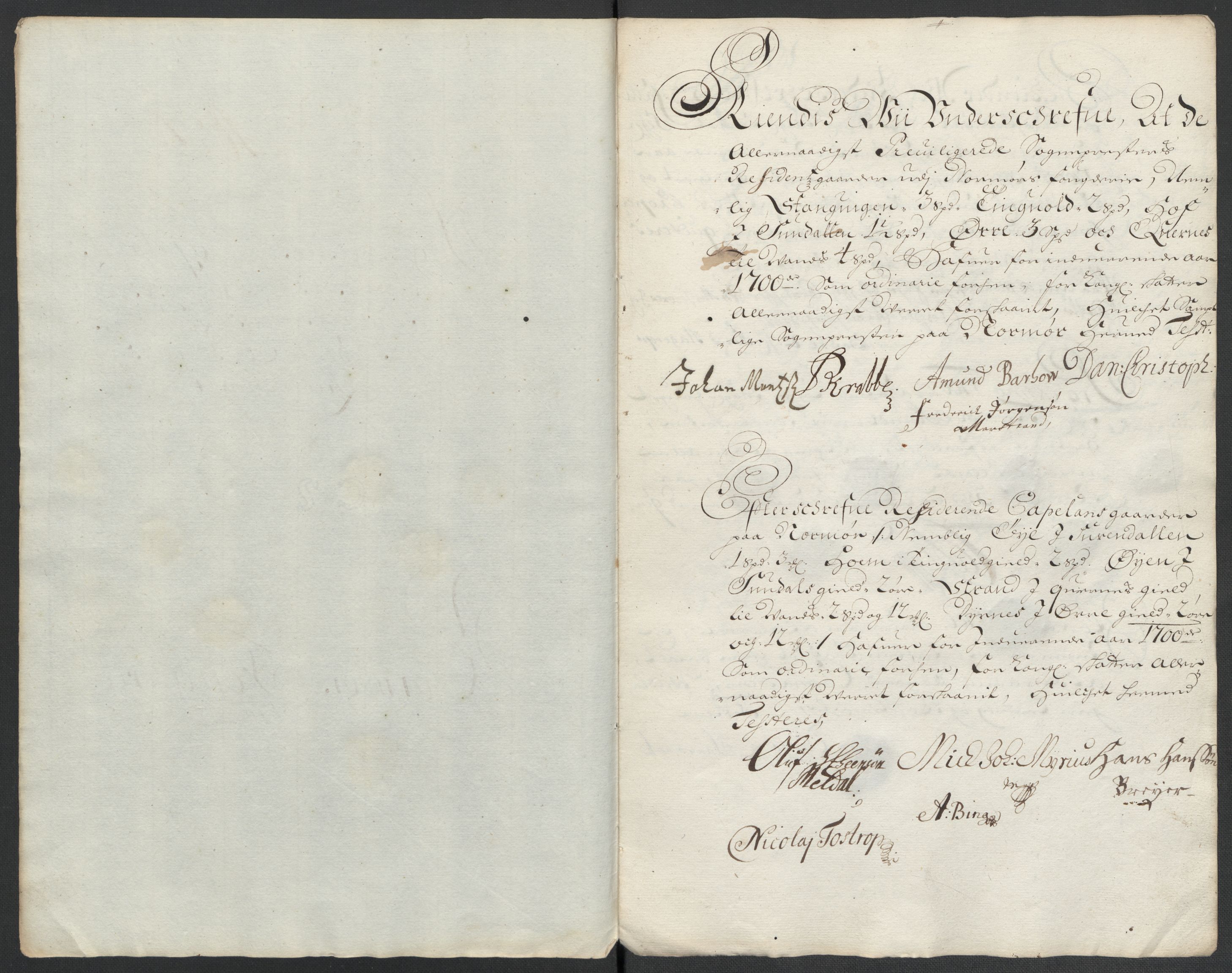Rentekammeret inntil 1814, Reviderte regnskaper, Fogderegnskap, RA/EA-4092/R56/L3739: Fogderegnskap Nordmøre, 1700-1702, p. 111