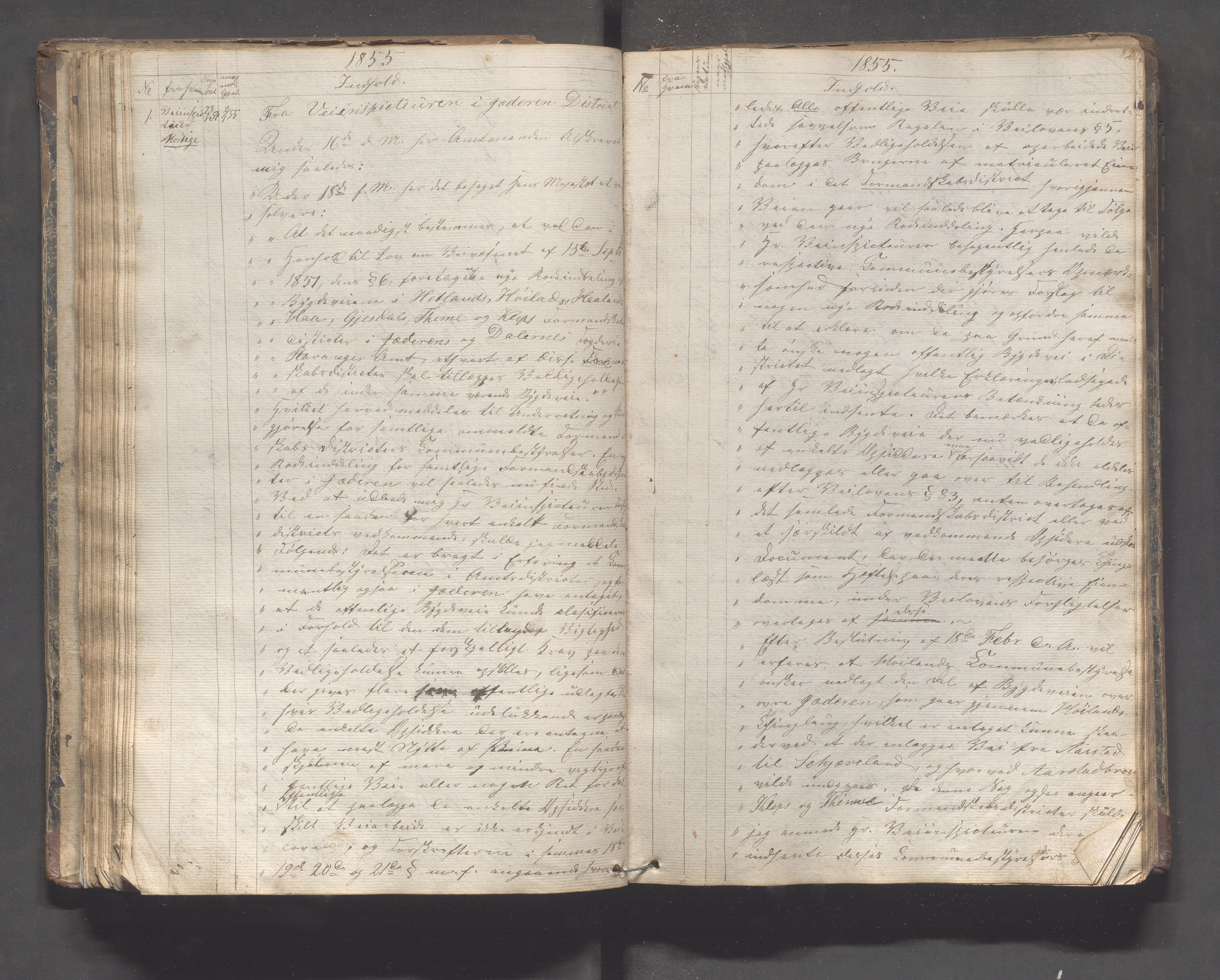 Klepp kommune - Formannskapet, IKAR/K-100277/C/L0001: Brevjournal, 1837-1889, p. 82