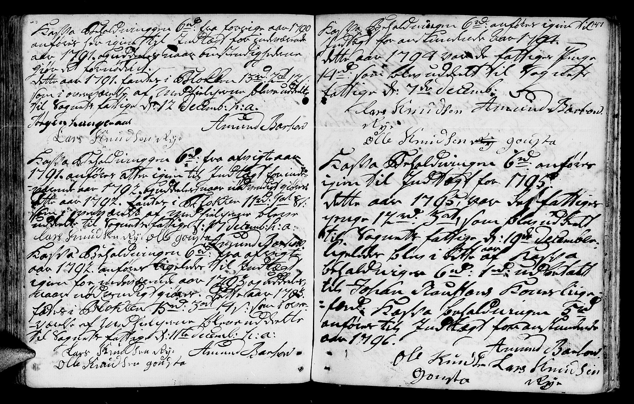 Ministerialprotokoller, klokkerbøker og fødselsregistre - Sør-Trøndelag, SAT/A-1456/612/L0370: Parish register (official) no. 612A04, 1754-1802, p. 147