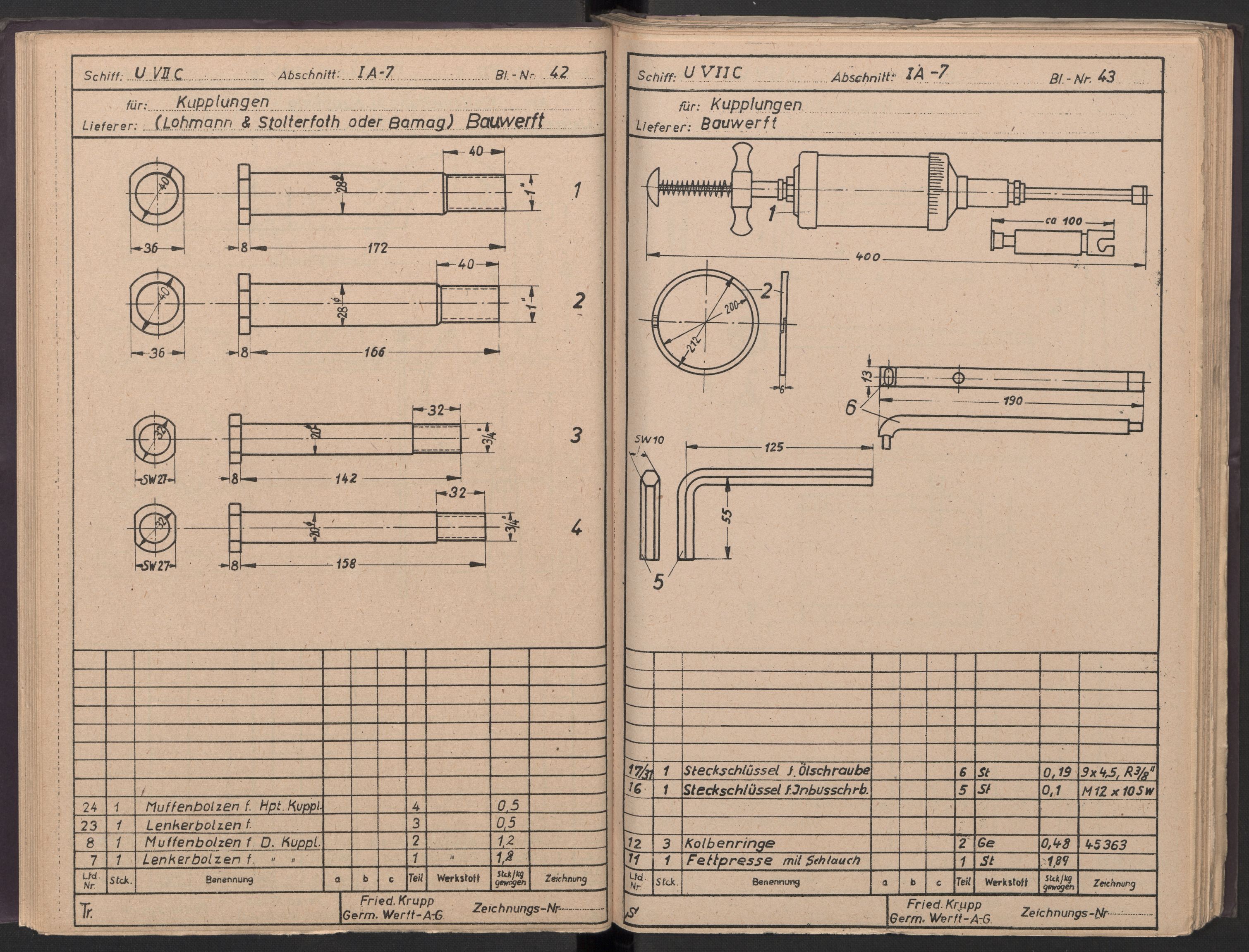 Kriegsmarine Norwegen, Kommando 11. Unterseebootflottille, AV/RA-RAFA-5081/F/L0001: --, 1943, p. 384